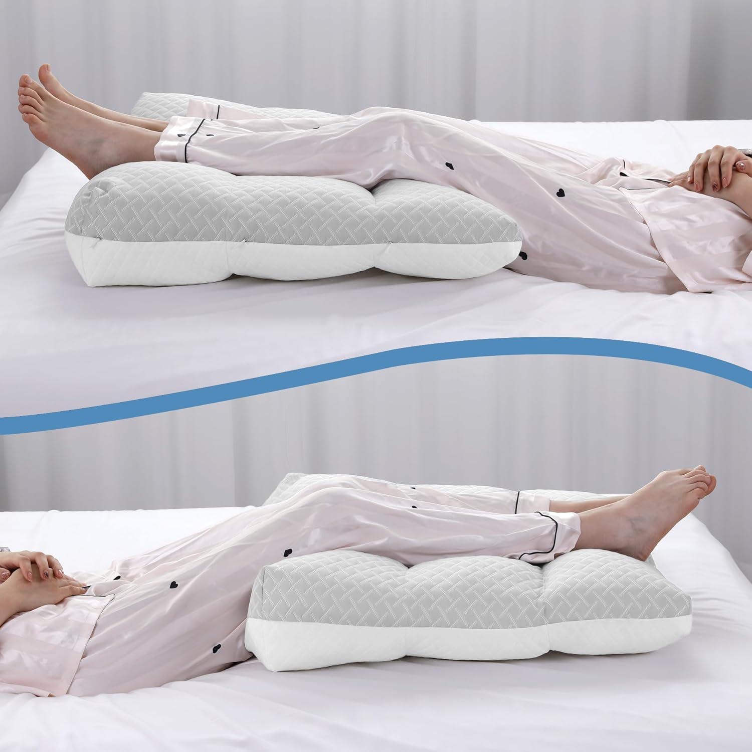 Almohada Elevadora de Piernas MABOZOO Ajustable 58x58 cm