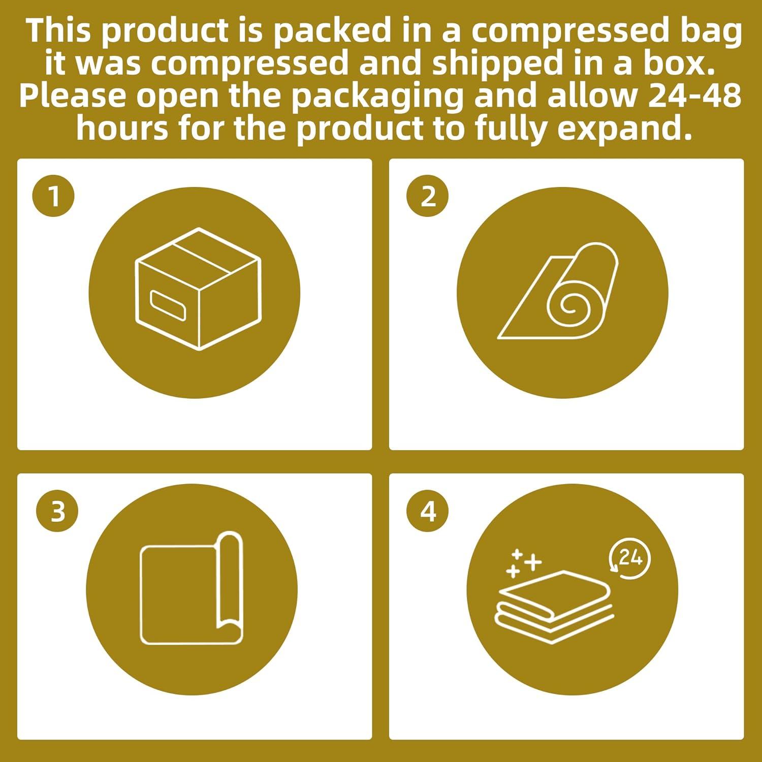 Almohada Elevadora de Piernas MABOZOO Ajustable 58x58 cm