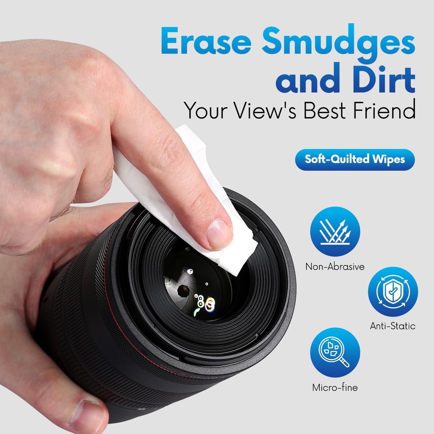 Toallitas de limpieza para lentes Opteel 500 unidades