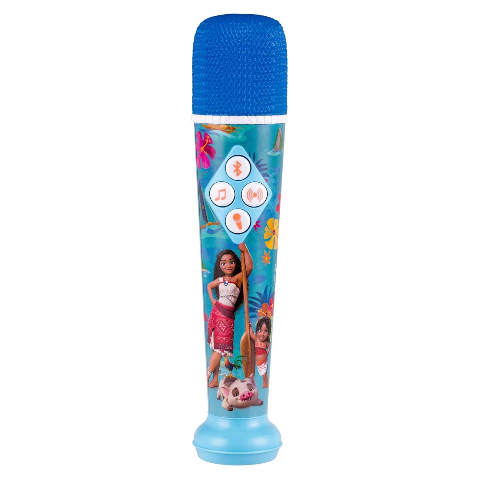 Micrófono Karaoke eKids Moana 2 Bluetooth con Luces LED