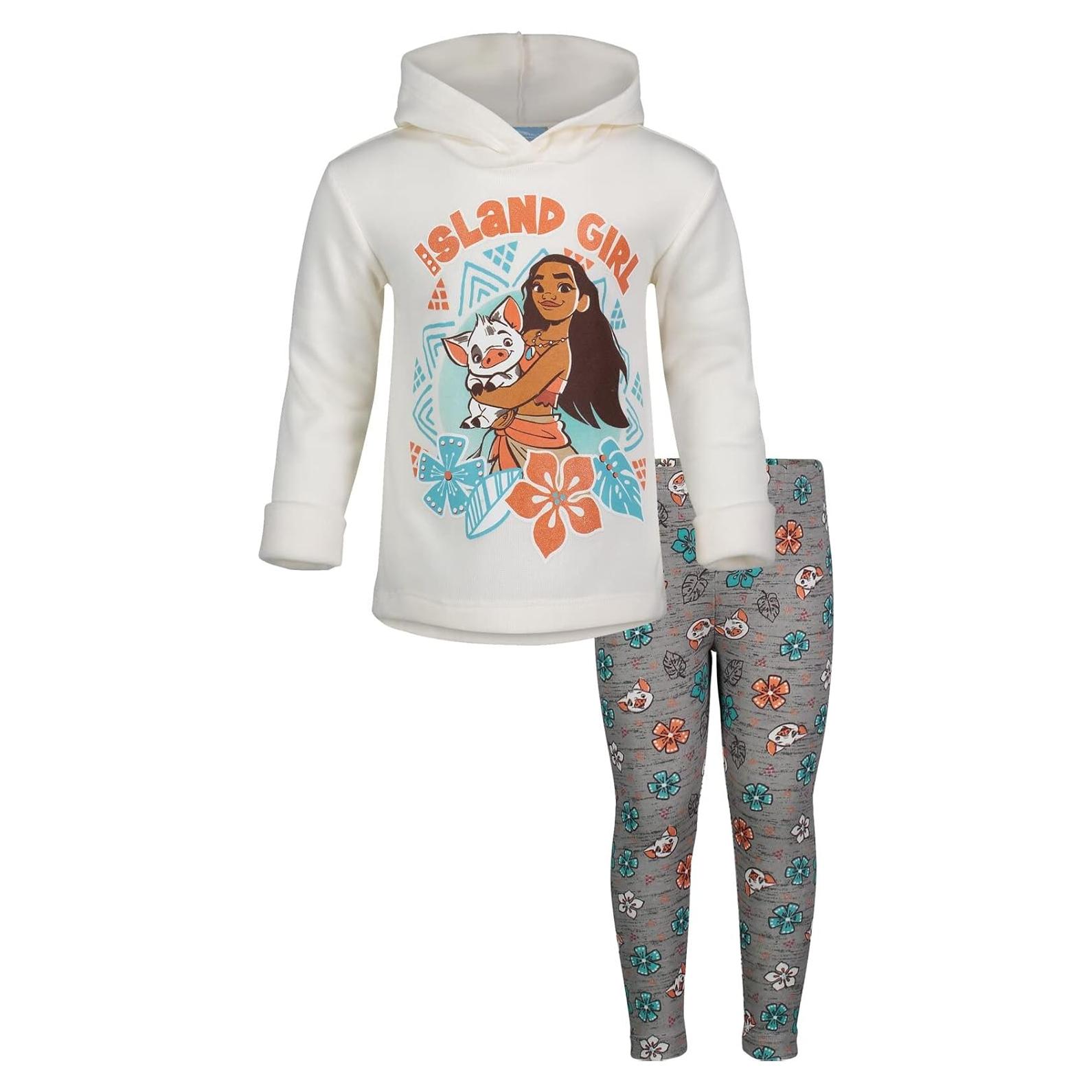 Conjunto sudadera capucha y leggings Disney Moana 3T