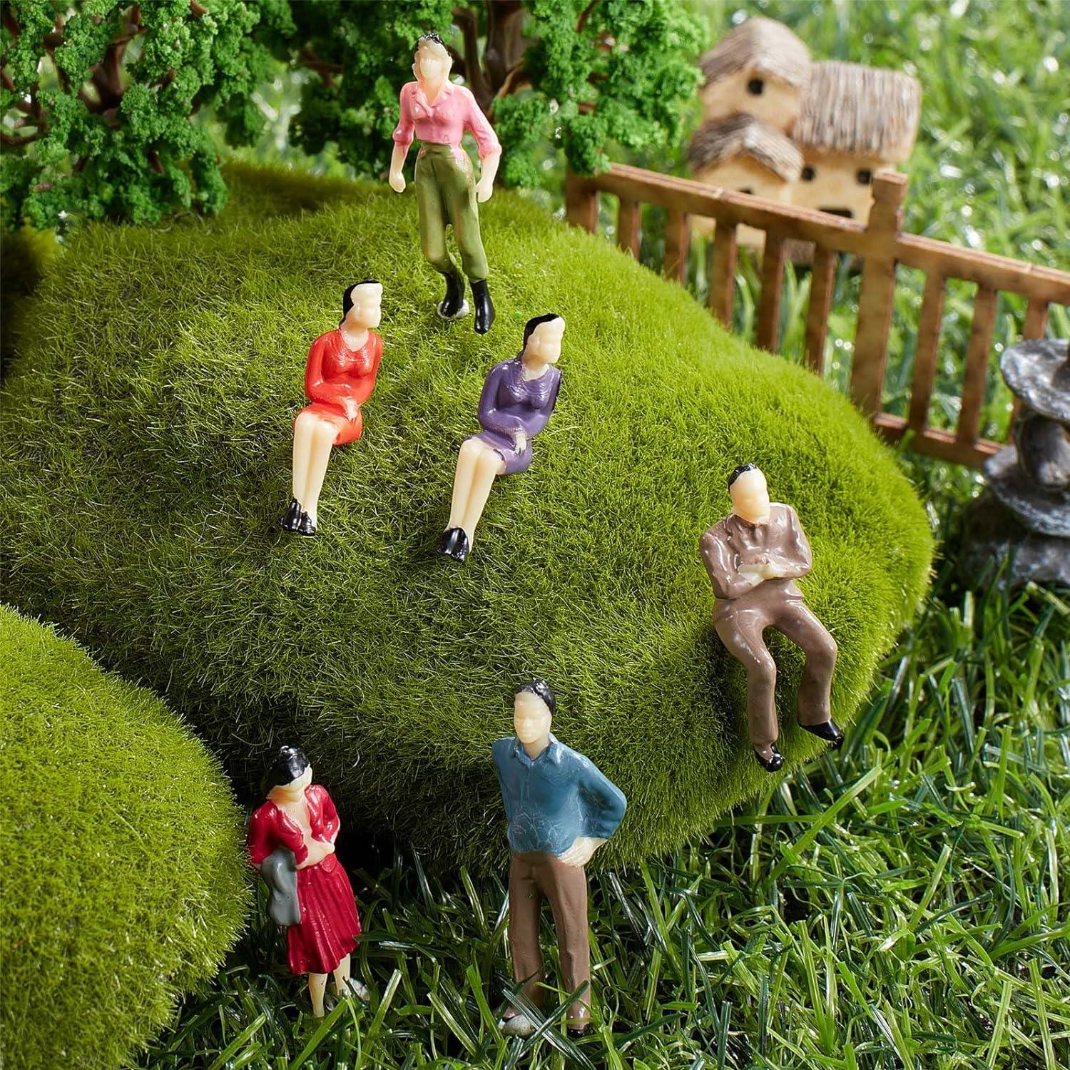 Mini Figuras de Personas Juexica 50 Pcs 1:50 Escala Clásico