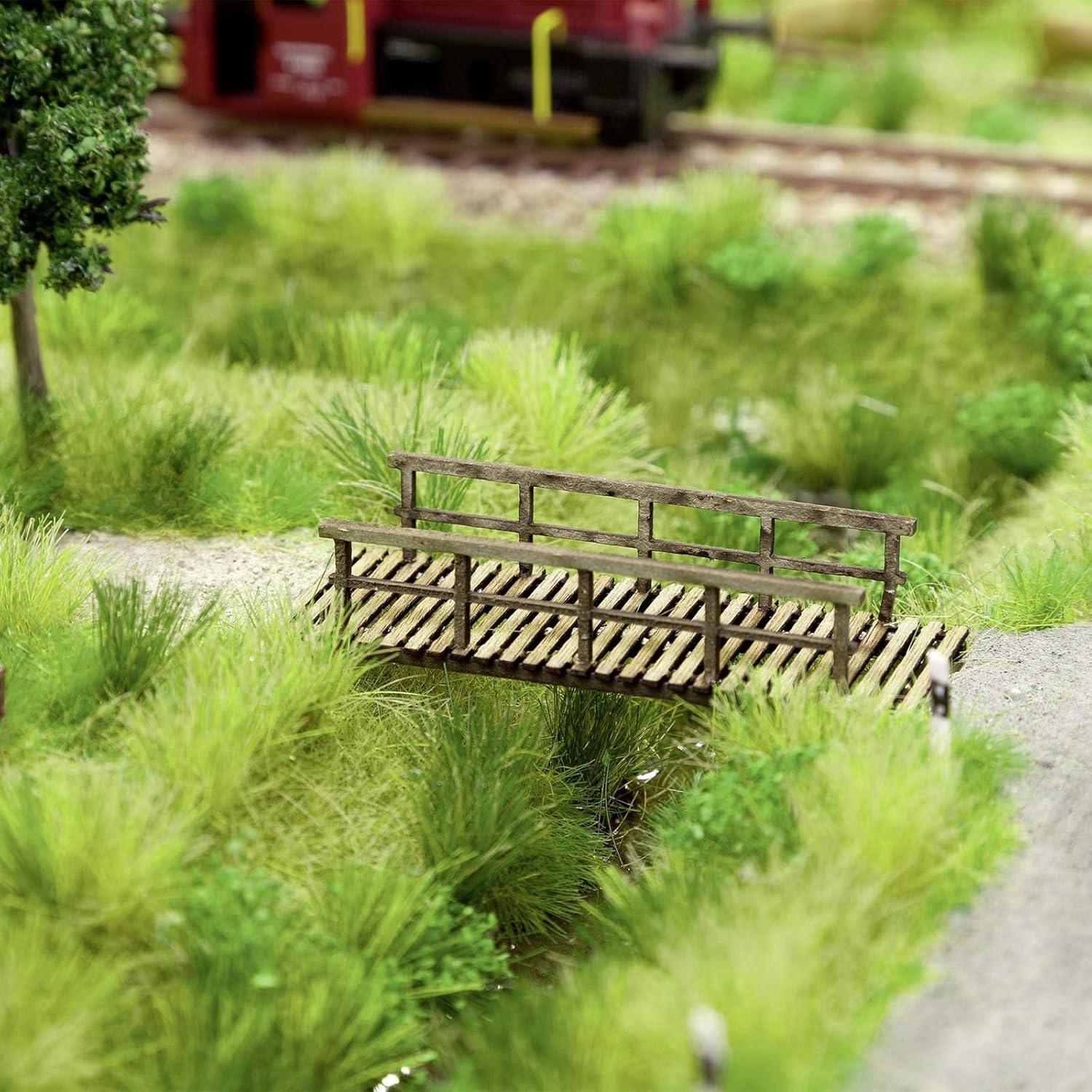 Kit 126 Piezas Grama Estática Rizada Warmtree para Dioramas