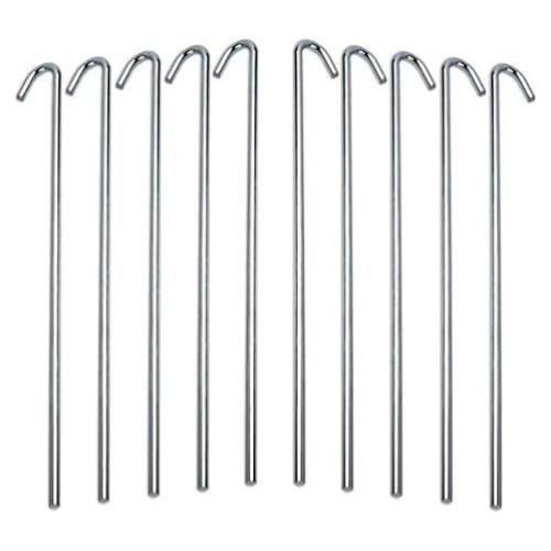 Estacas de Acampada Ram-Pro 40 Piezas Acero Galvanizado