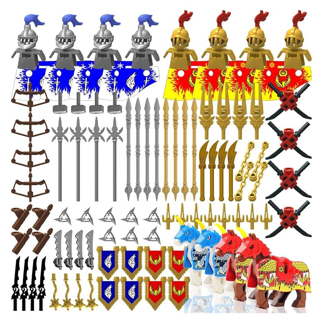 Paquete de Armas para Minifiguras Nicolababe 152 PCS