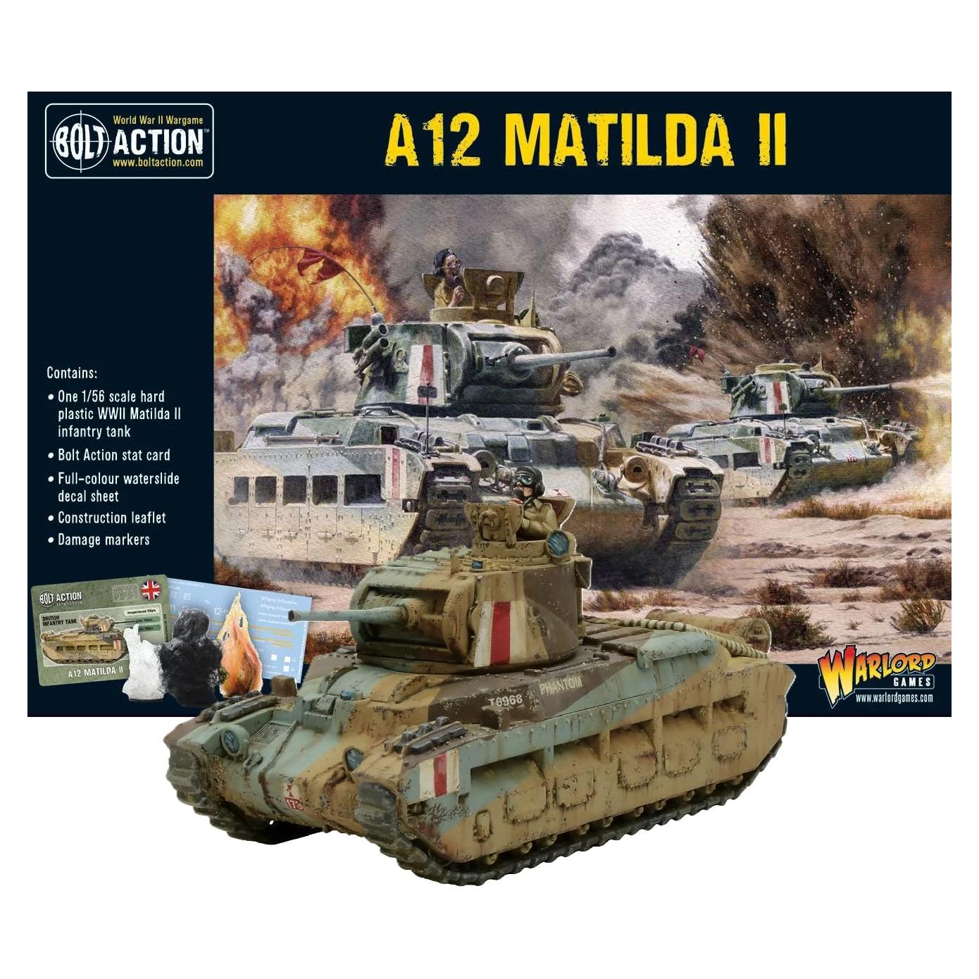 Tanque Matilda II 1:56 Warlord Games - Miniaturas Pintables