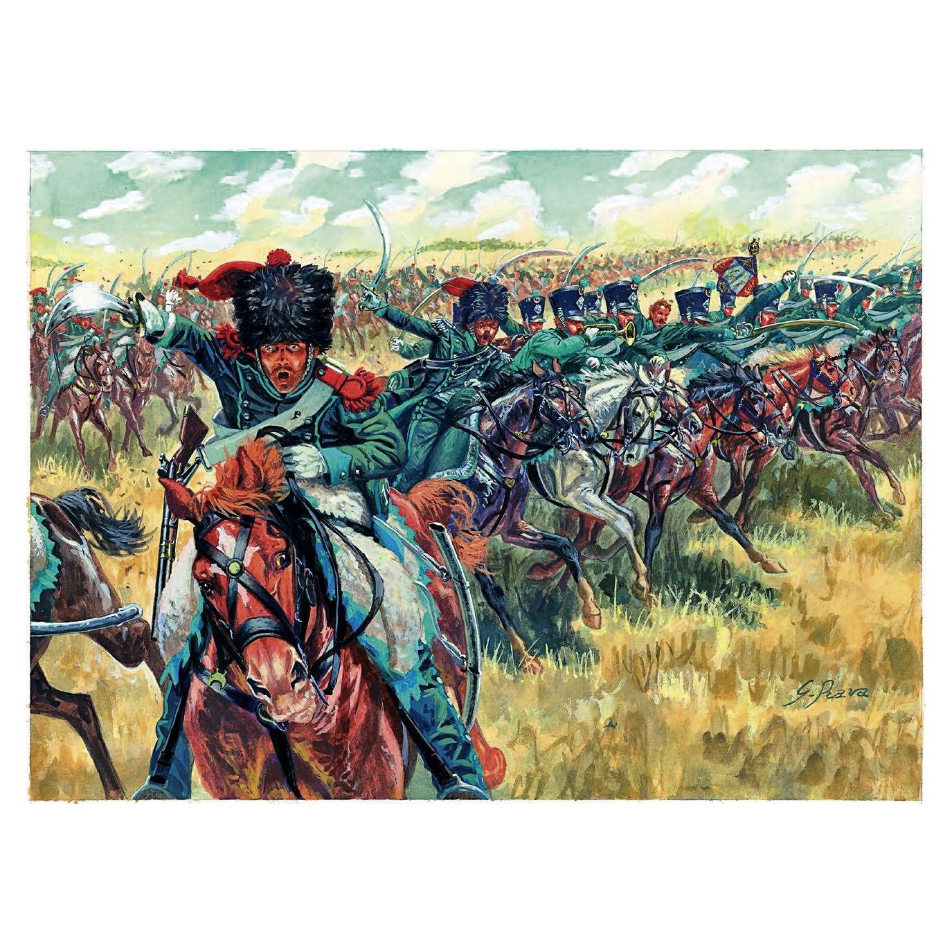 Kit de Modelo Italeri Caballería Ligera Francesa 1:72