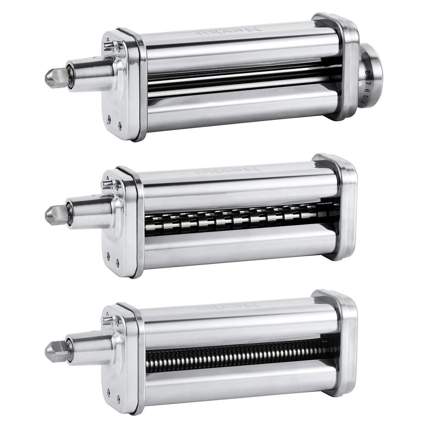 Juego de Accesorios para Pasta KitchenAid Nevku - Rodillo y Cortadores