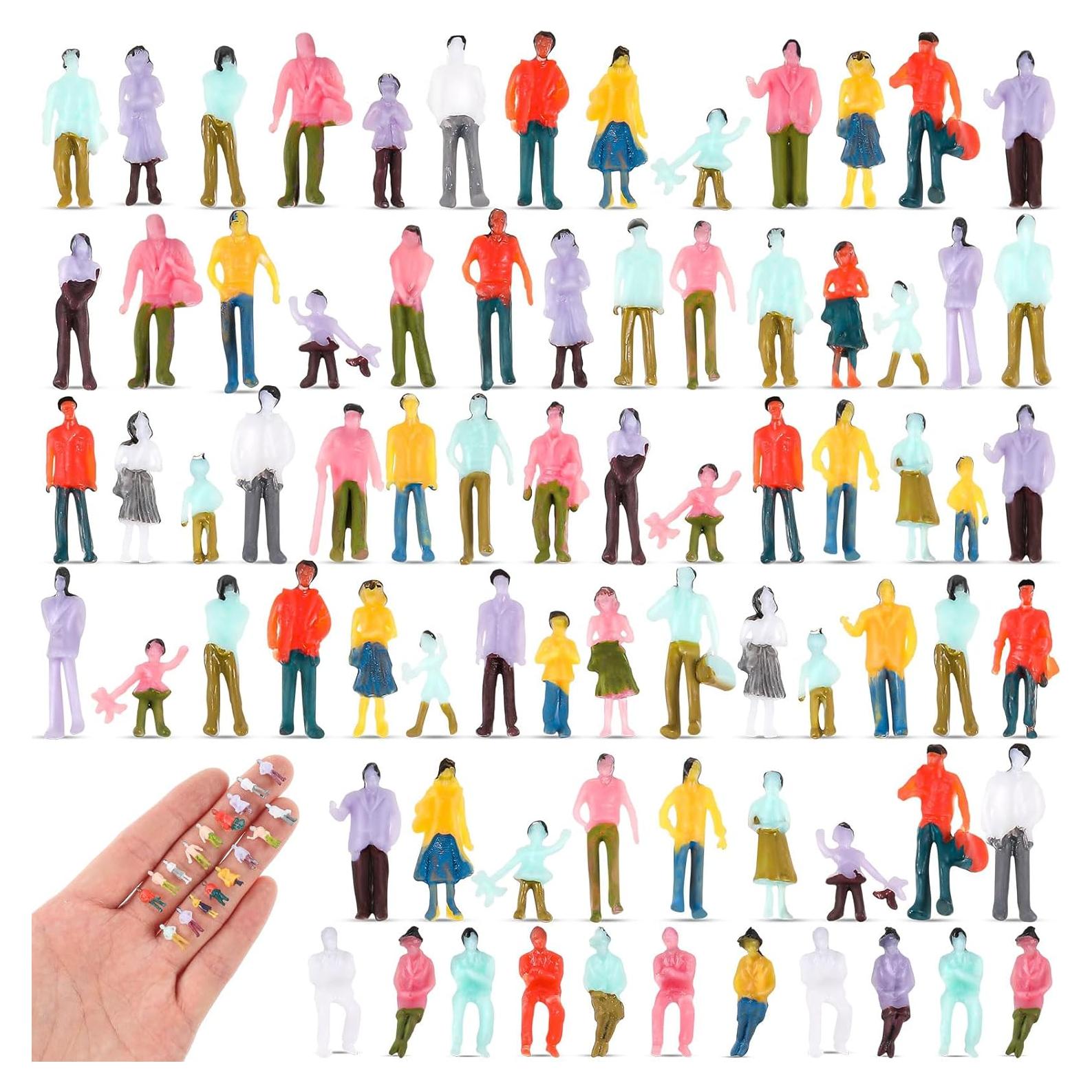Figuras Miniatura de Personas Namalu 100 Pcs 1:150
