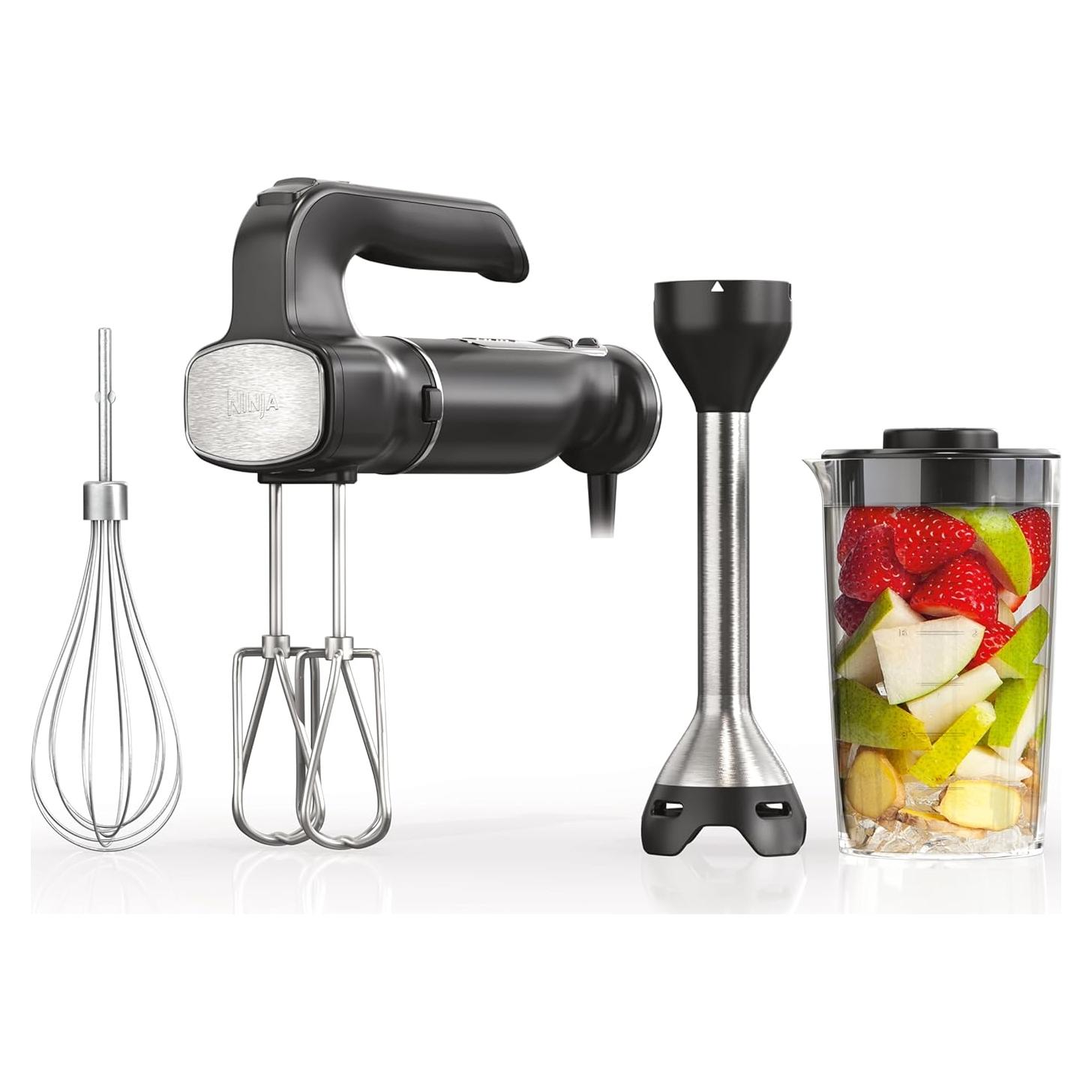 Batidora de Mano Ninja CI101, 750W, 5 Velocidades, Negro