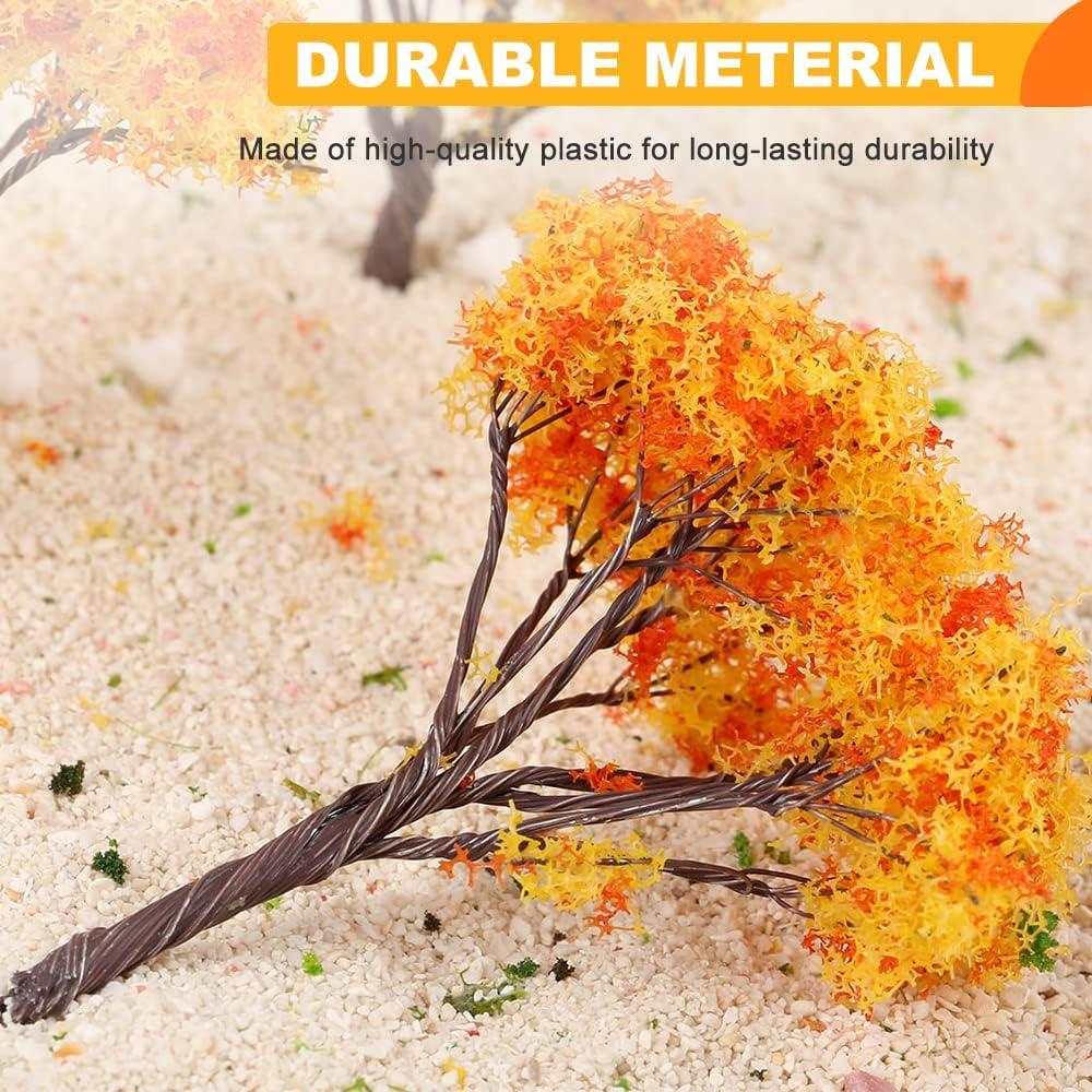 Yetaha Miniatura Árbol de Arce 25PCS 6.5cm Escala HO