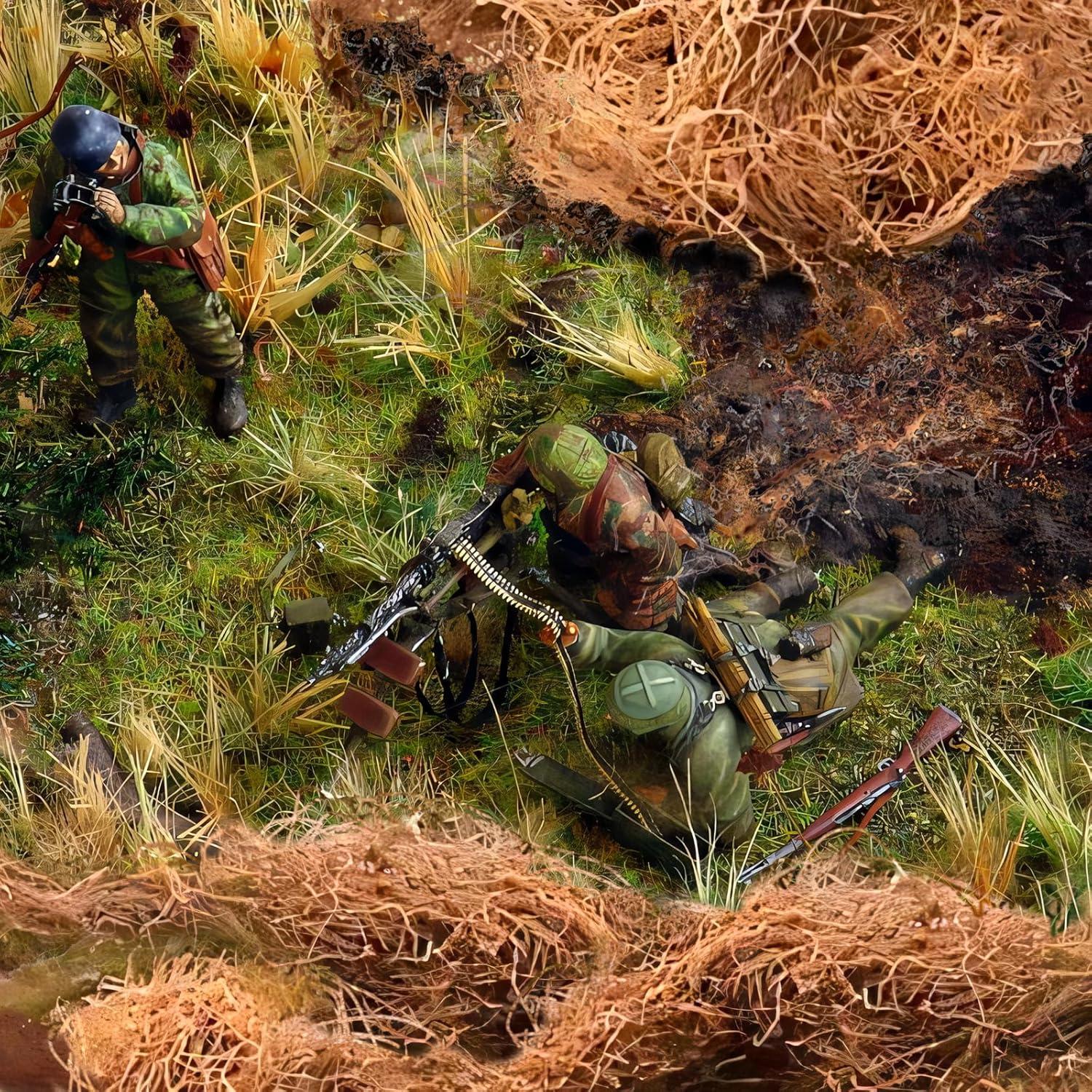 Césped Estático en Miniatura Warmtree para Dioramas 1:35 a 1:87