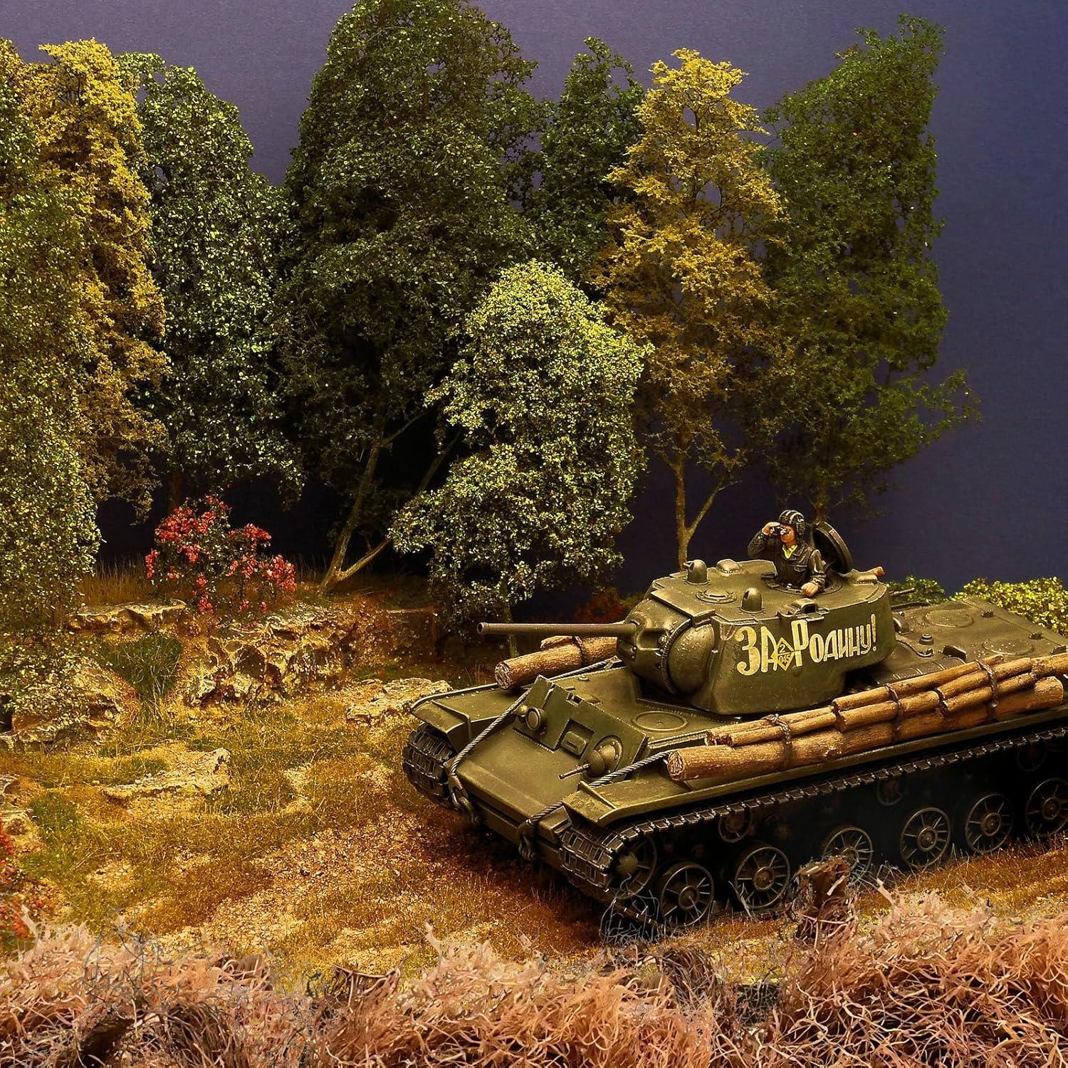 Césped Estático en Miniatura Warmtree para Dioramas 1:35 a 1:87