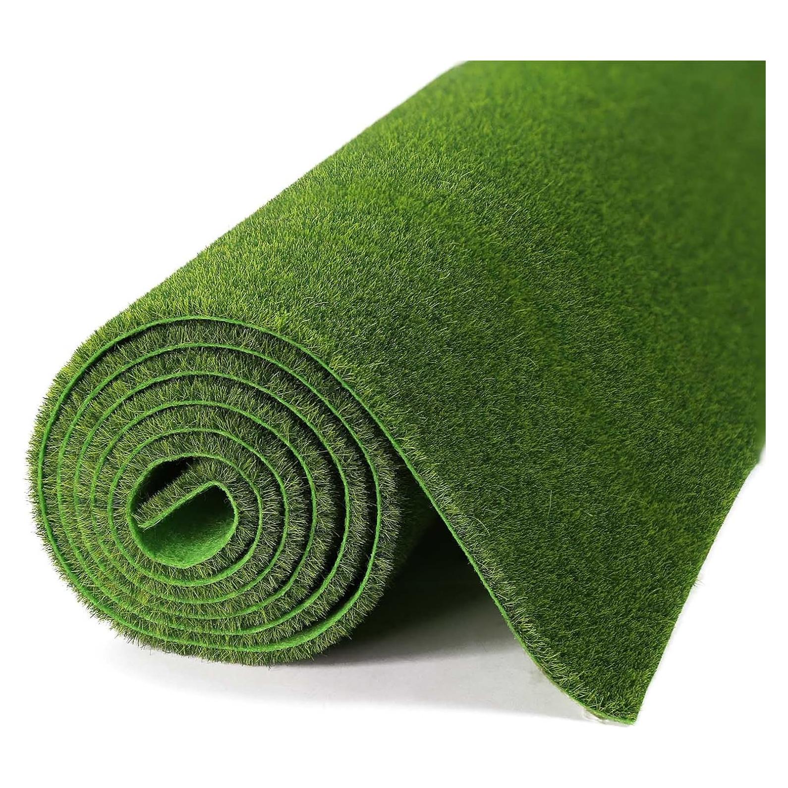 Alfombra de Césped Artificial Evemodel 40x99cm Verde DIY