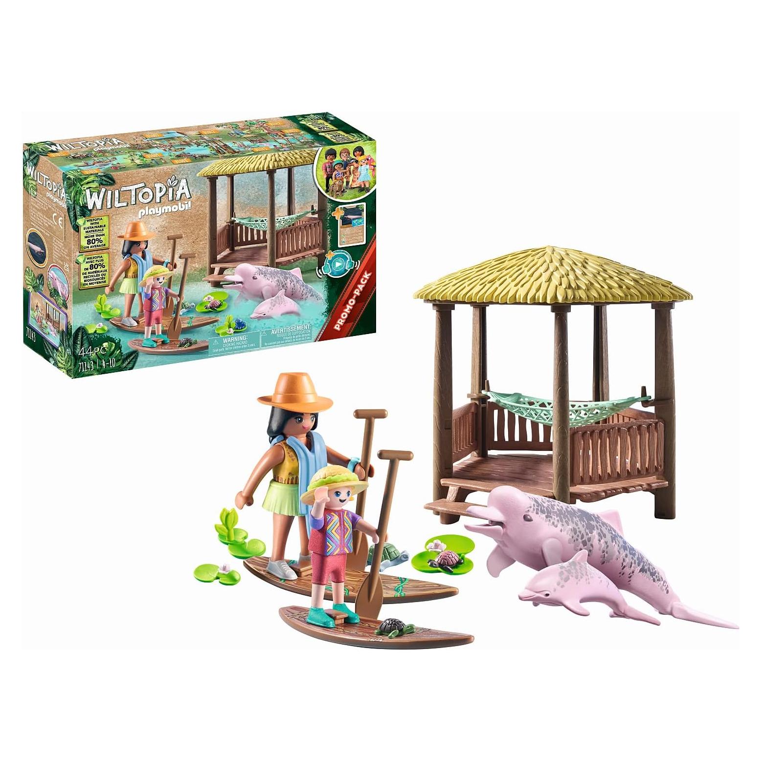 Playmobil Wiltopia - Tour en kayak con delfines de río