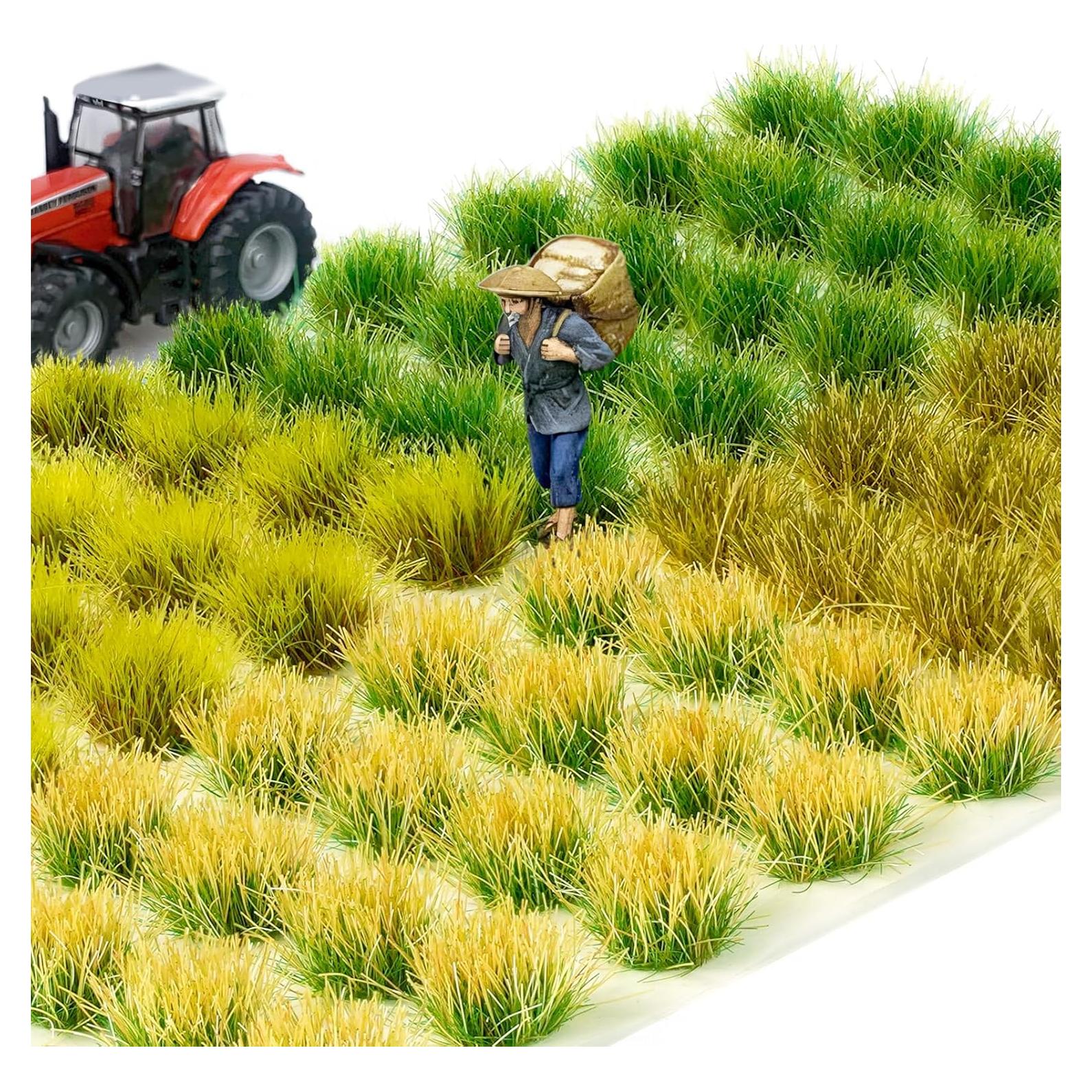 Warmtree 80 Piezas Hierba Estática Verde para Dioramas