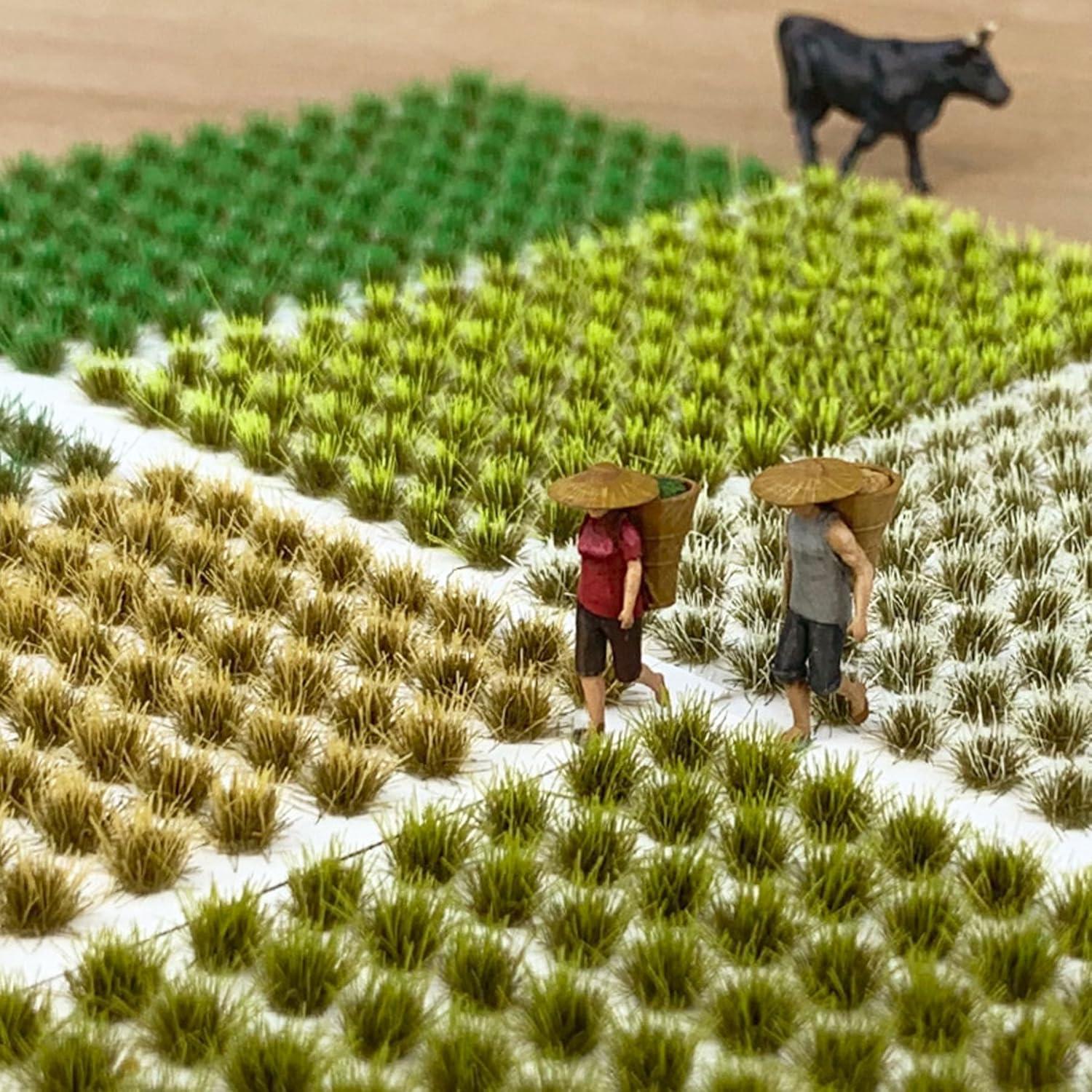 Kit de Hierba Estática Woohome 208 Piezas Verde