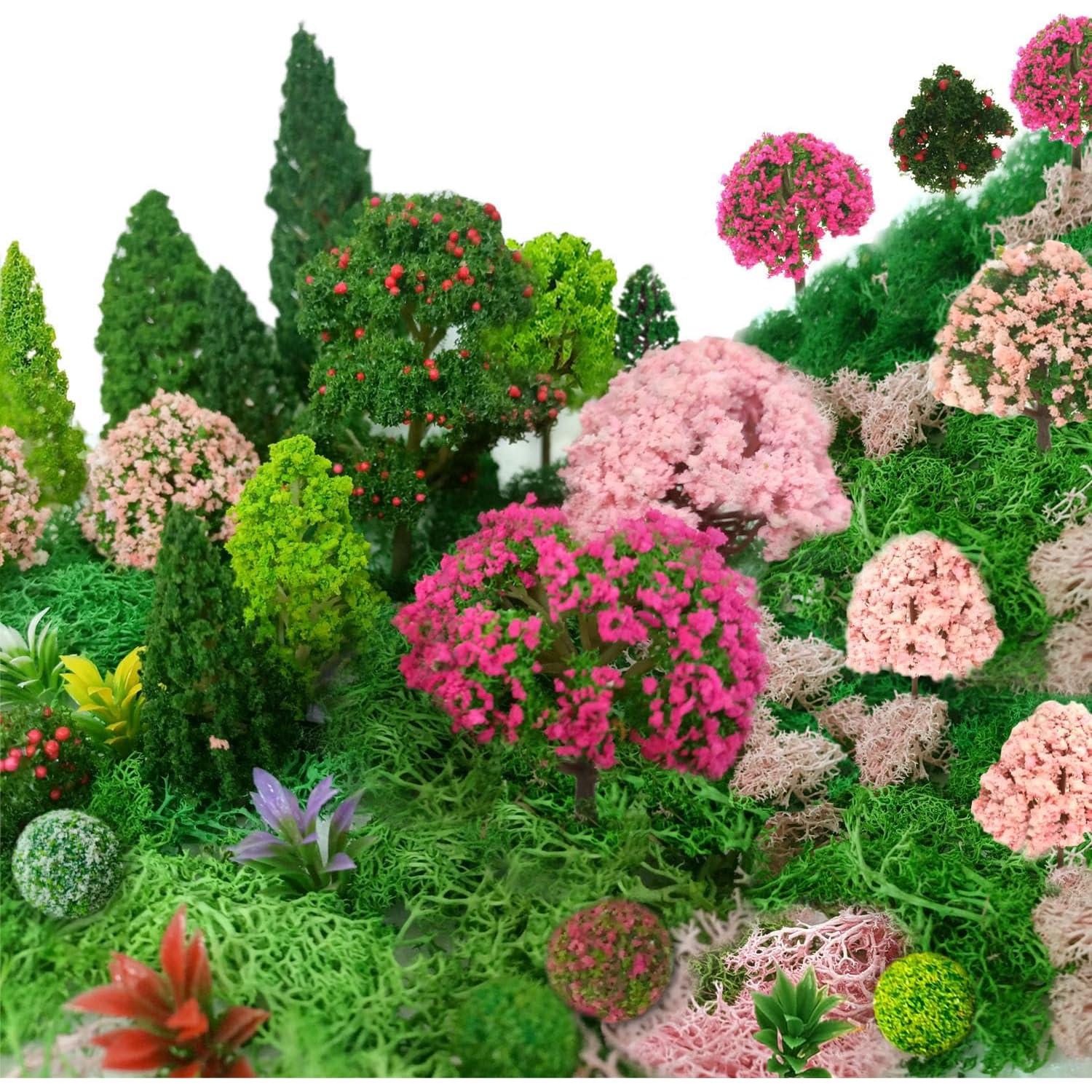 Árboles de Modelo Mixto QuarenDen 37 Piezas Decoración Verde