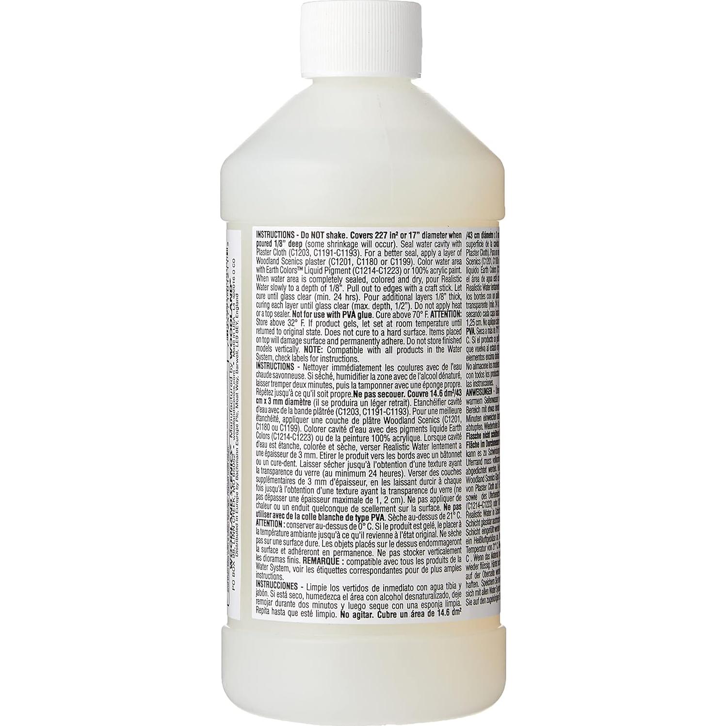 Agua Realista Woodland Scenics 480 ml para Modelismo