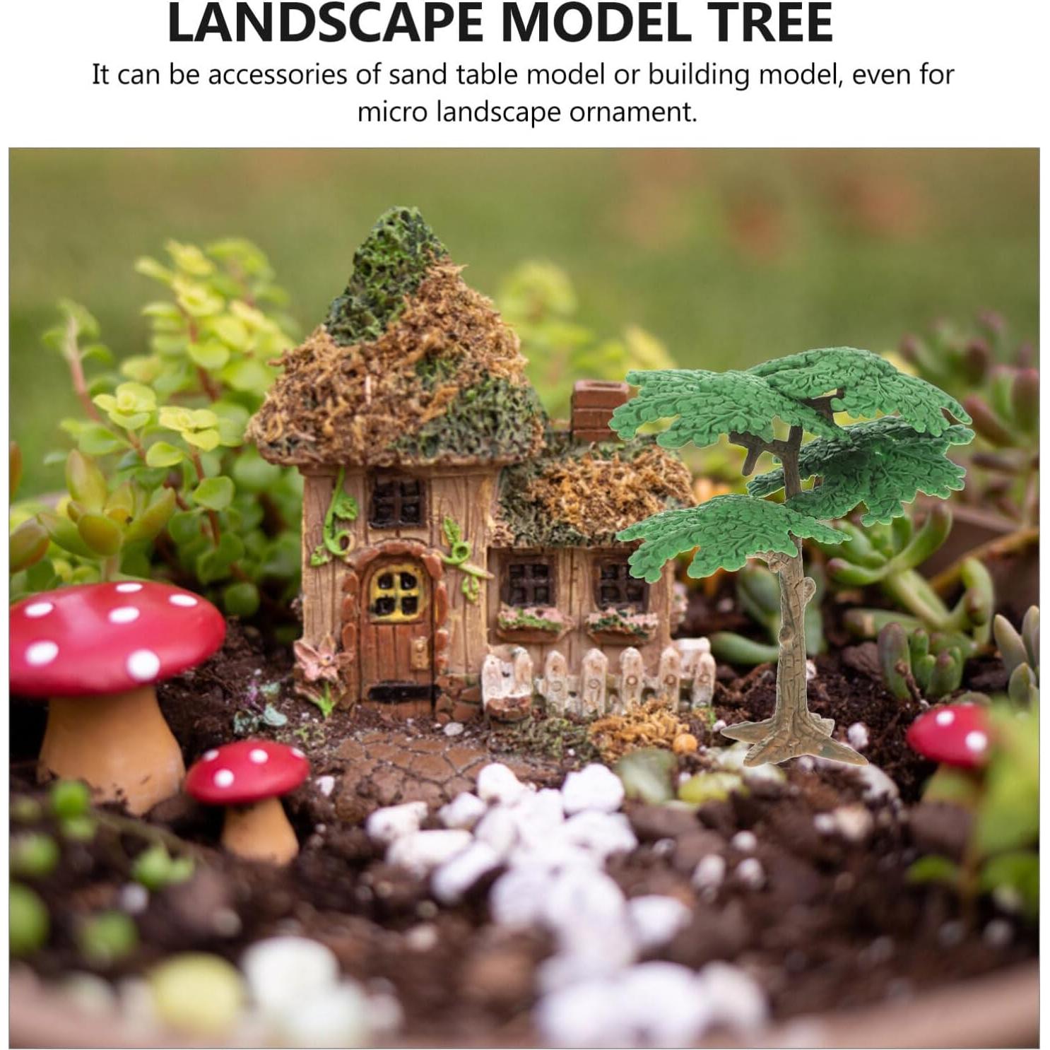 Árboles Falsos Miniatura NUOBESTY 3pcs para Diorama