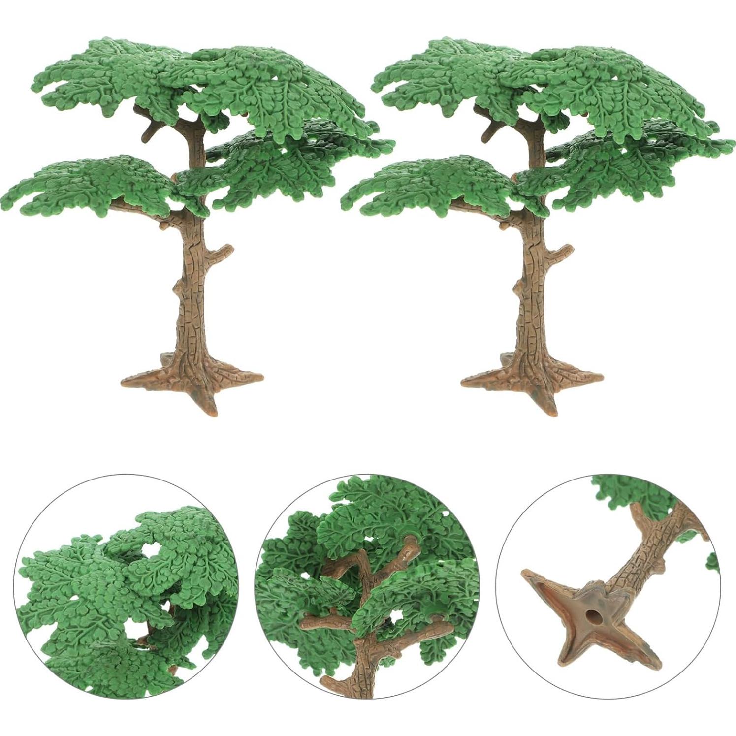 Árboles Falsos Miniatura NUOBESTY 3pcs para Diorama