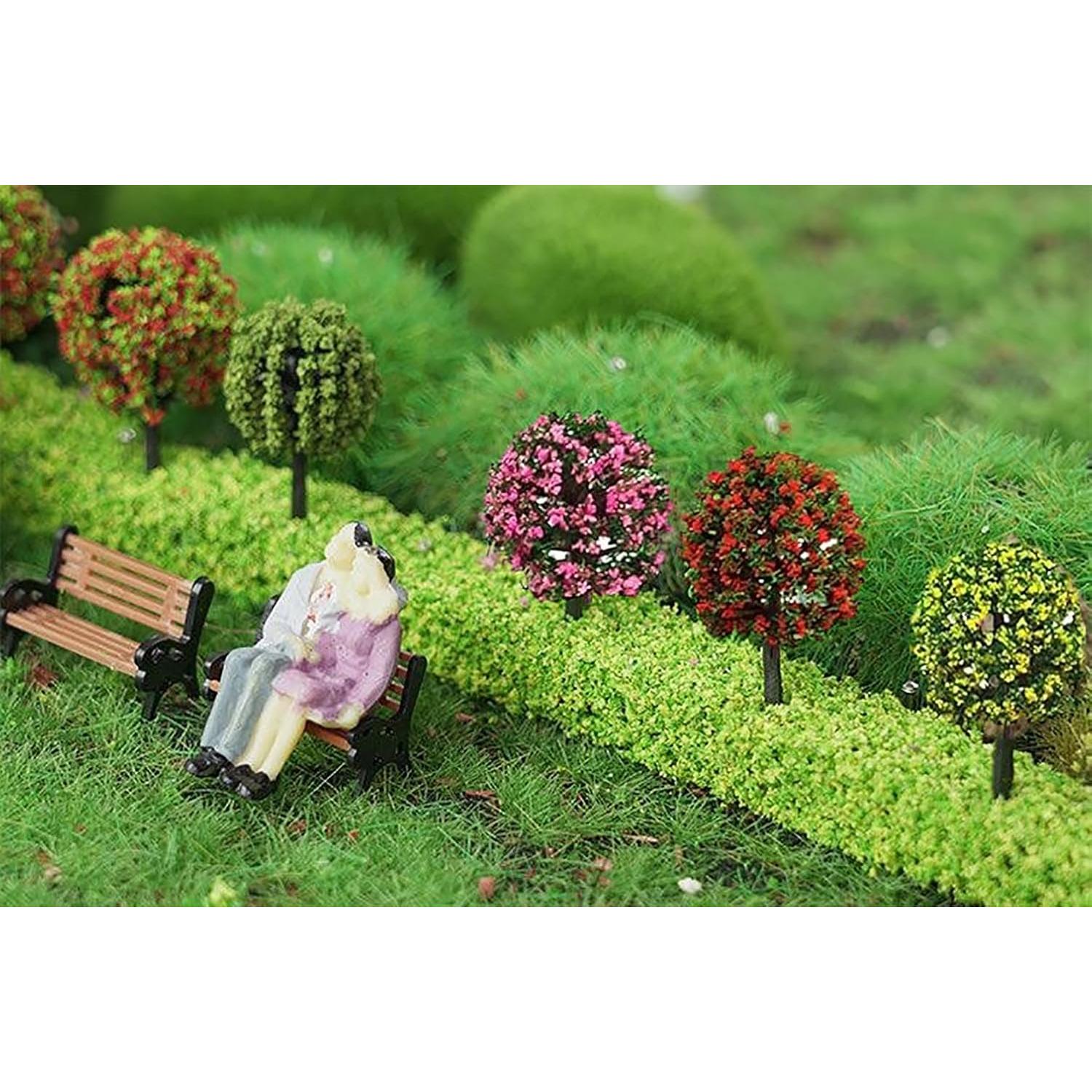 90 Árboles Modelo Miniatura OrgMemory para Diorama Escenario