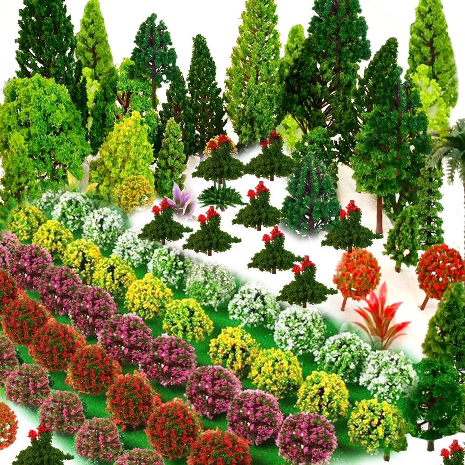 90 Árboles Modelo Miniatura OrgMemory para Diorama Escenario