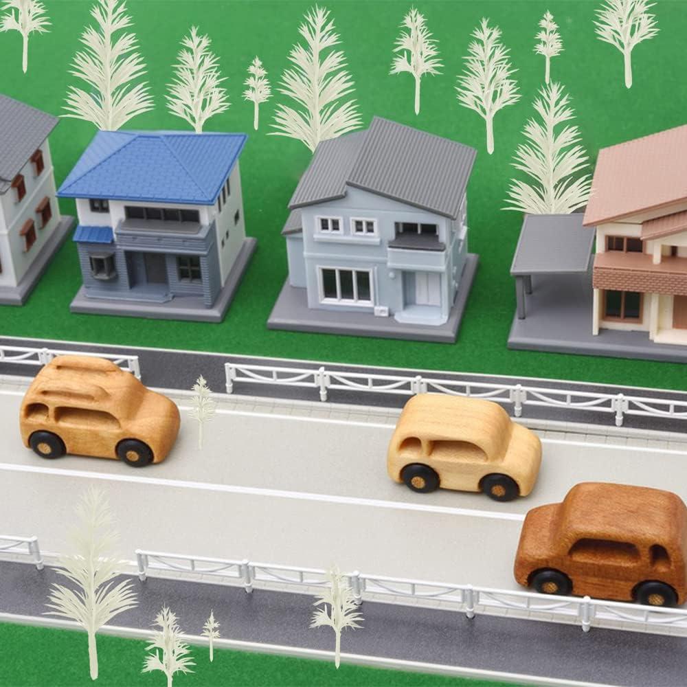 Mini Árboles Falsos LUEYAO 20 PCS Escenografía DIY Blanco