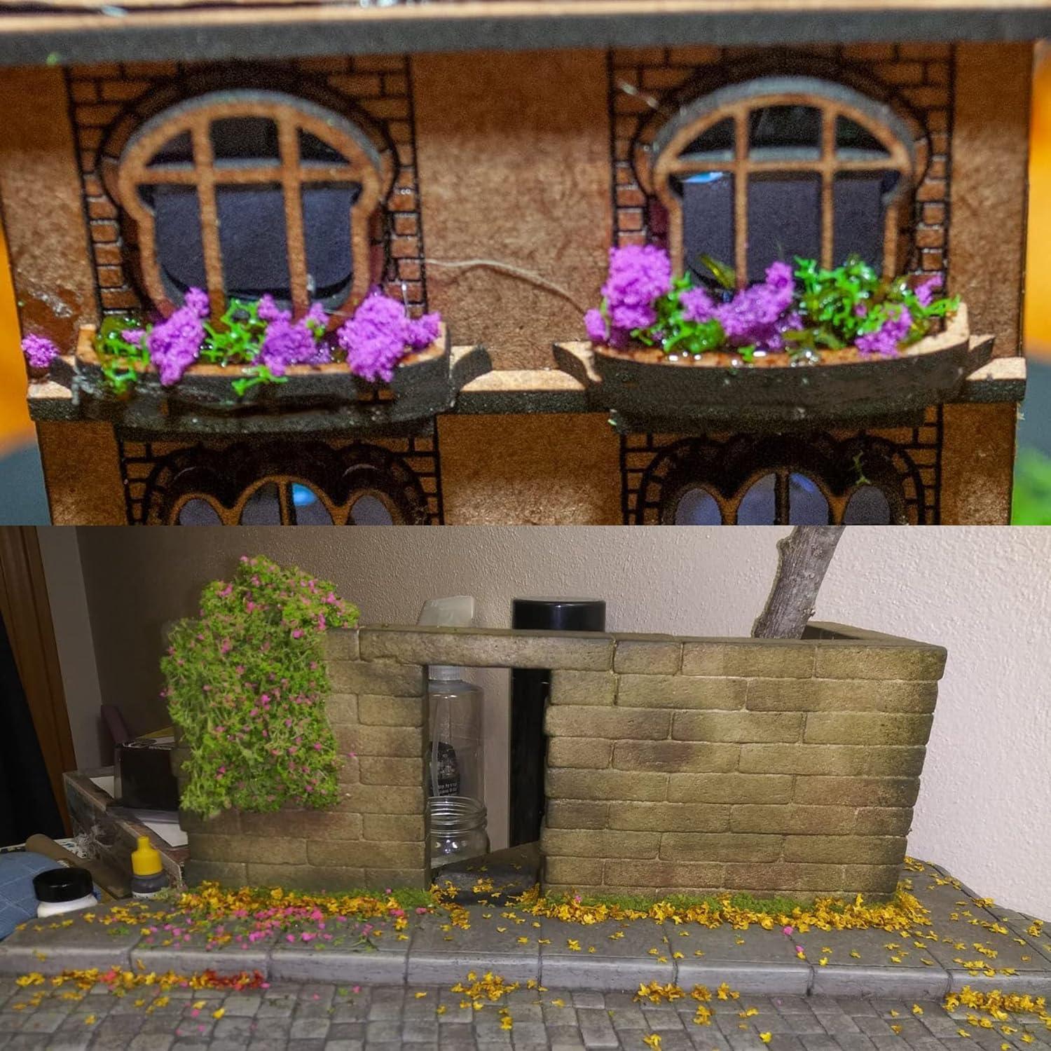 Kit de Árboles Miniatura Cayway 4 Colores para Diorama 20g