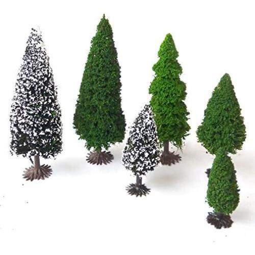 Árbol Falso Pequeño OrgMemory 19pcs 5-15 cm para Diorama