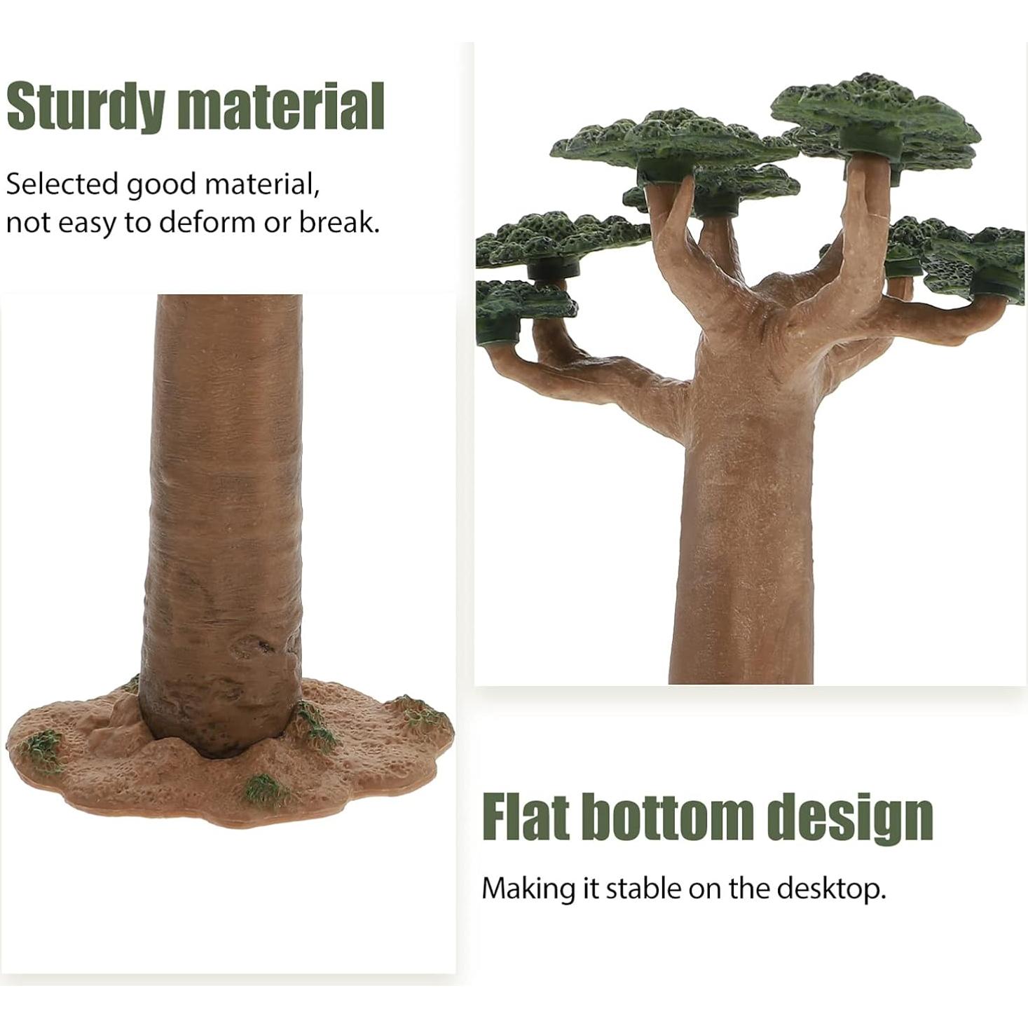 Modelo de Árbol Artificial Baobab VOSAREA 16x10.5cm Decoración