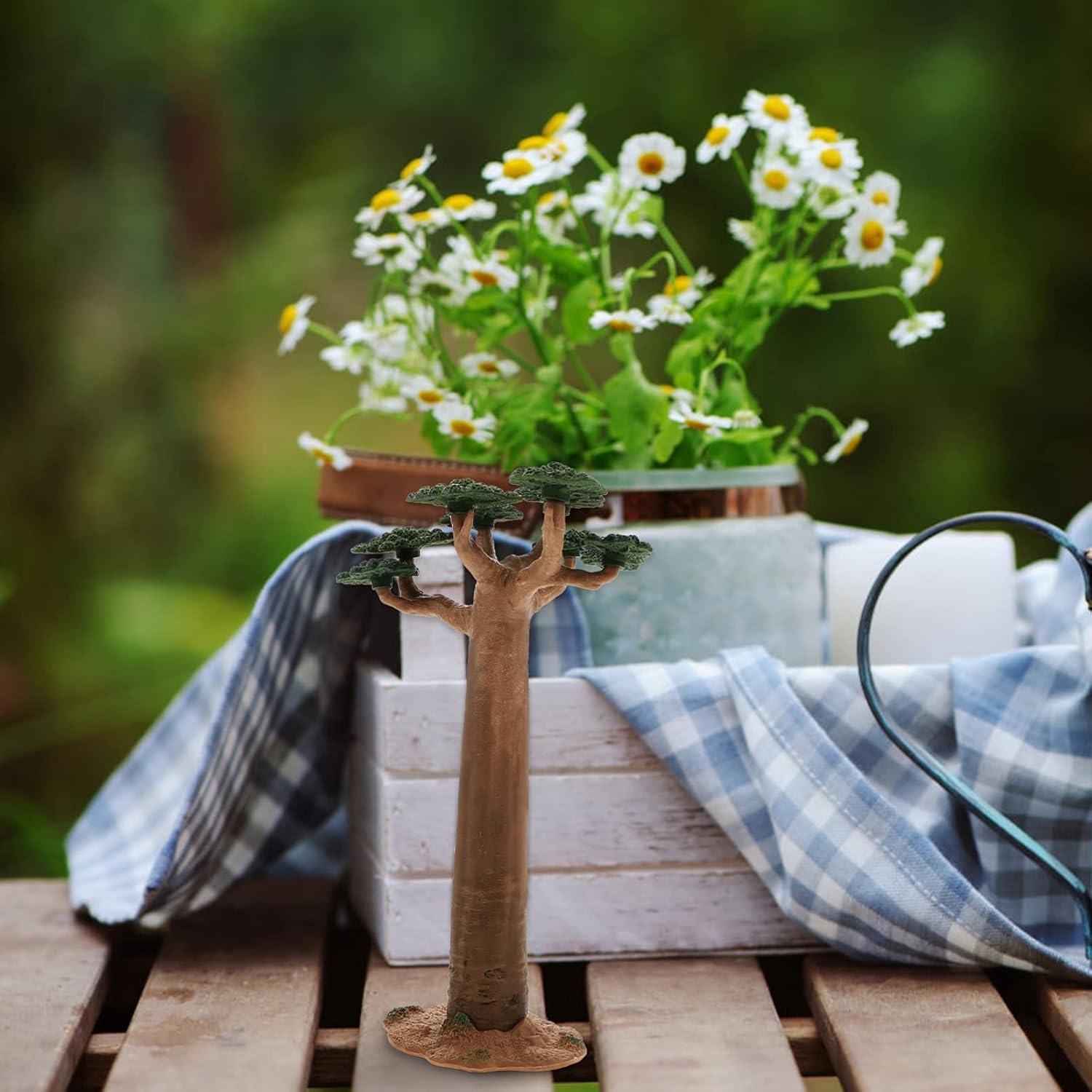 Modelo de Árbol Artificial Baobab VOSAREA 16x10.5cm Decoración