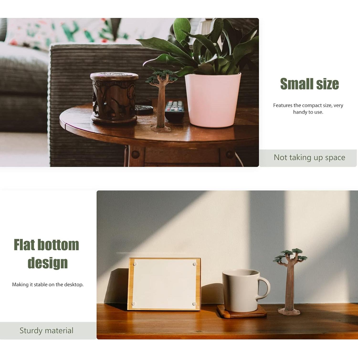 Modelo de Árbol Artificial Baobab VOSAREA 16x10.5cm Decoración