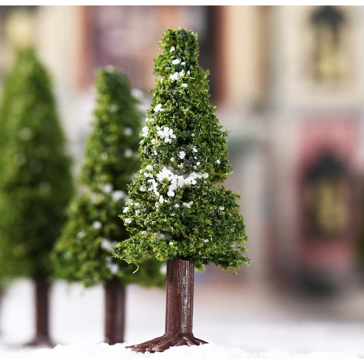 Modelo de Paisaje Miniatura VANZACK - 15 Árboles de Cedro y Pino