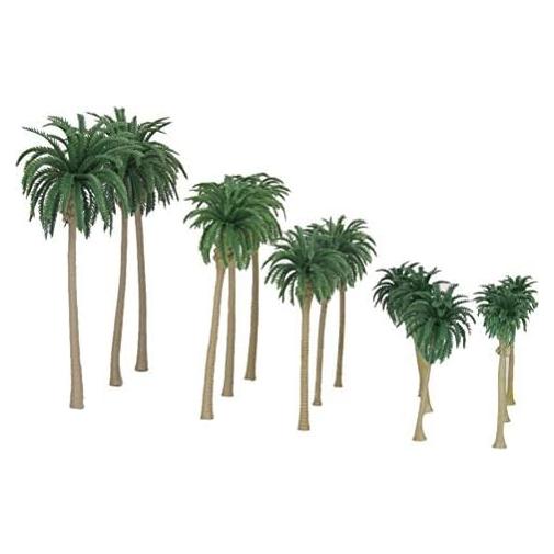 Árboles de Palma de Coco NUOLUX Miniatura 15 Pcs 7-16 cm