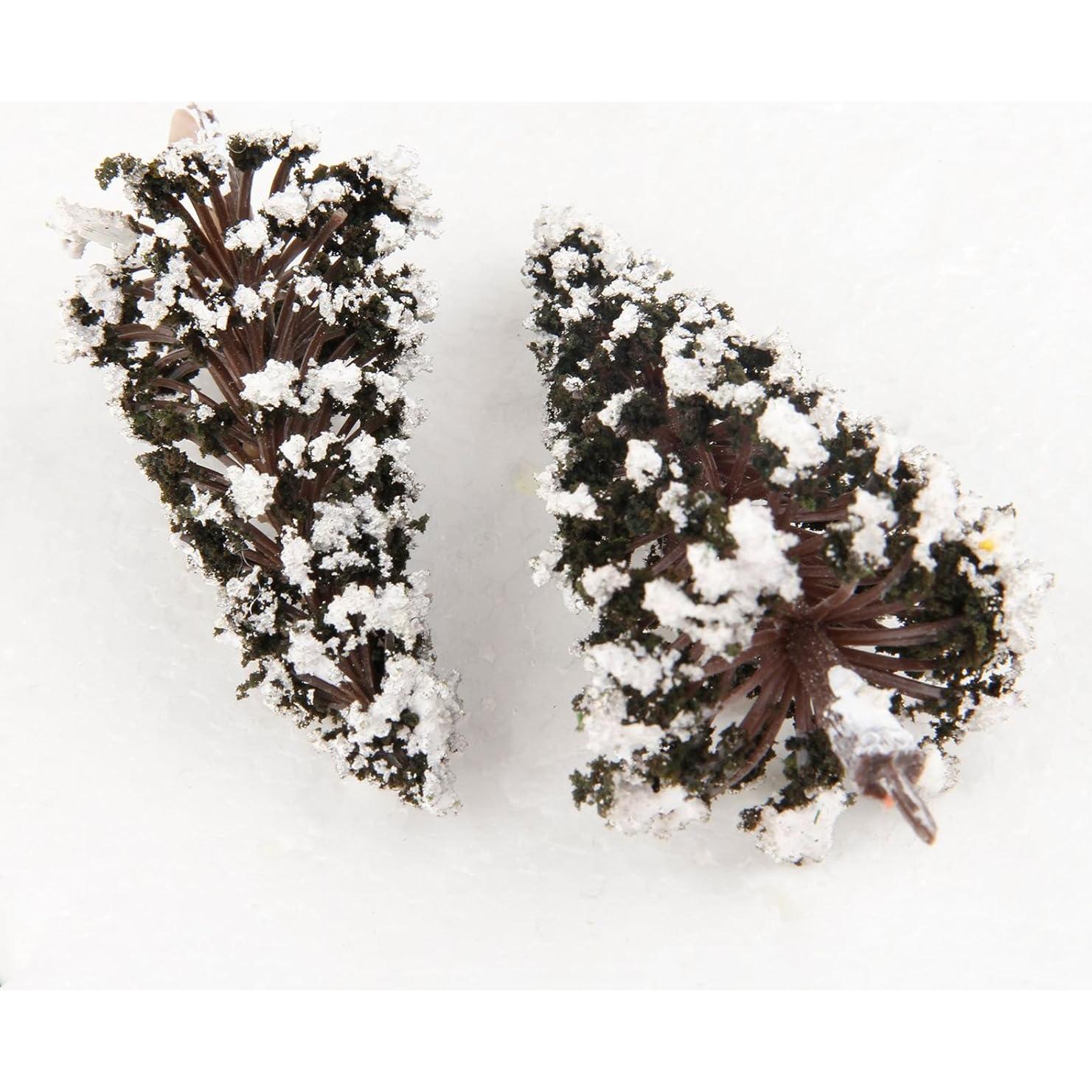 Yetaha 16PCS Árboles de Modelo Cedro para Diorama 6-12cm