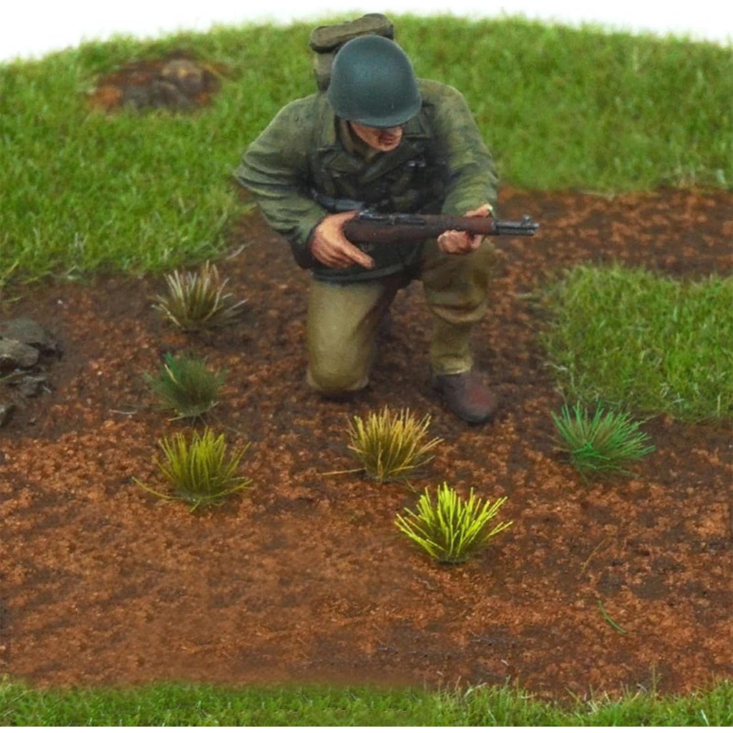 208 PCS Hierba Estática Attuslla para Modelos de Paisaje