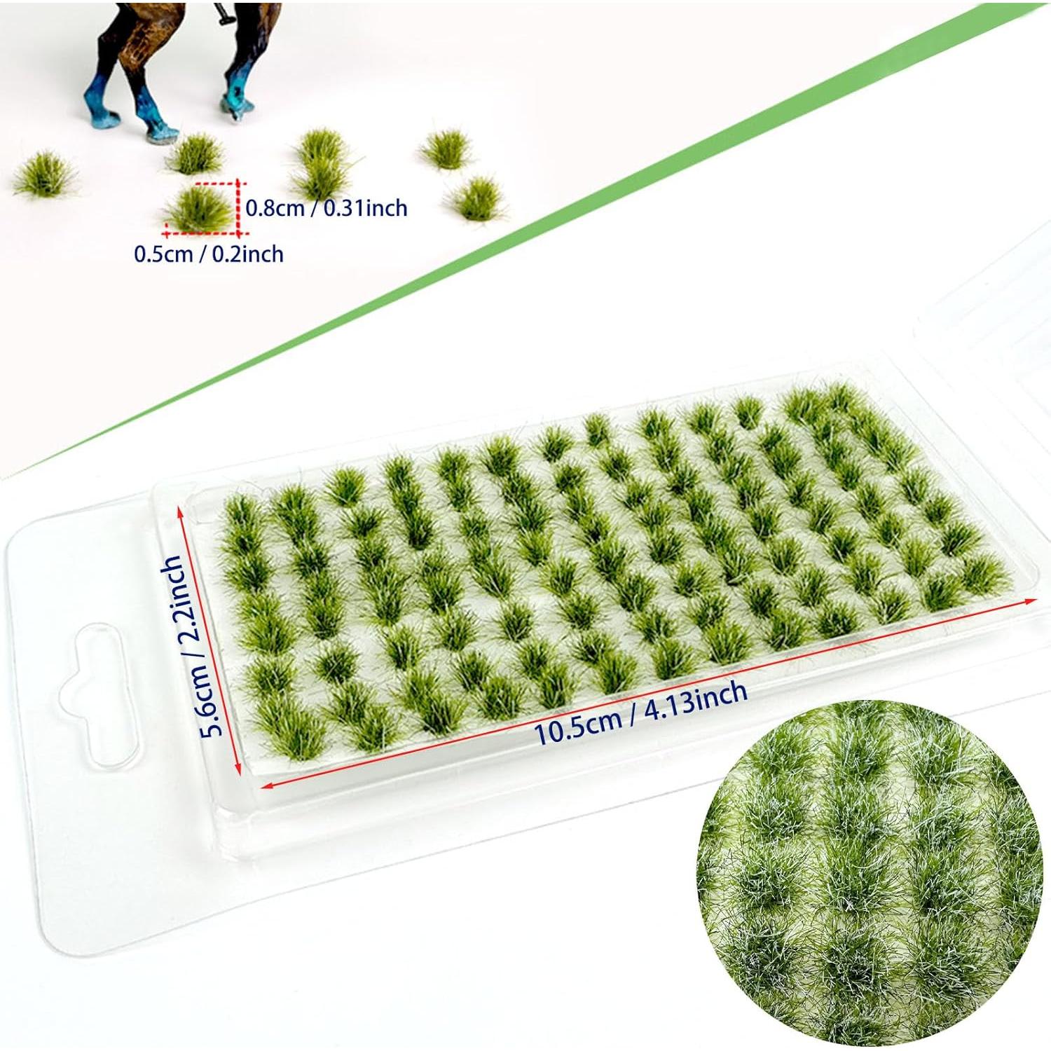 208 PCS Hierba Estática Attuslla para Modelos de Paisaje