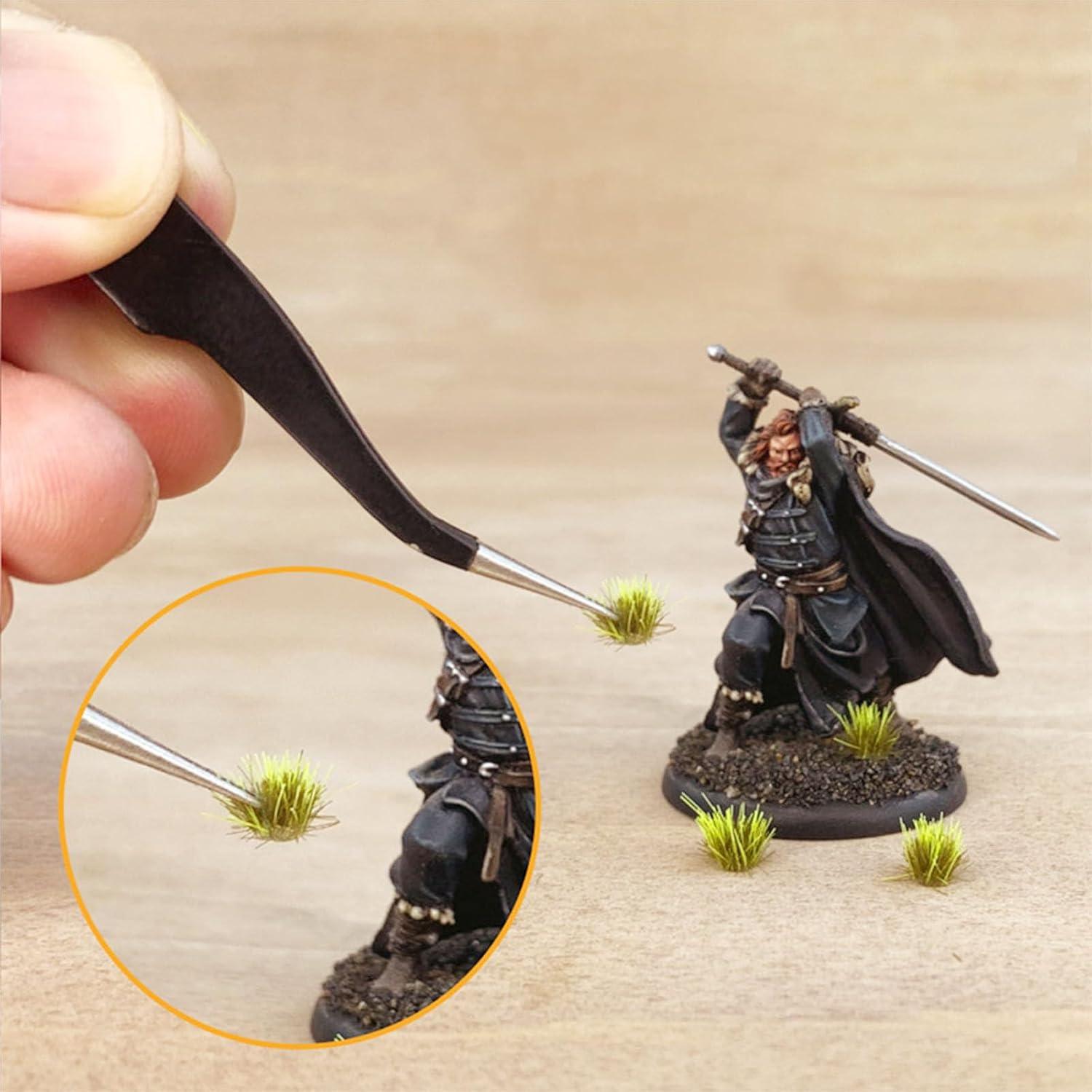 208 PCS Hierba Estática Attuslla para Modelos de Paisaje