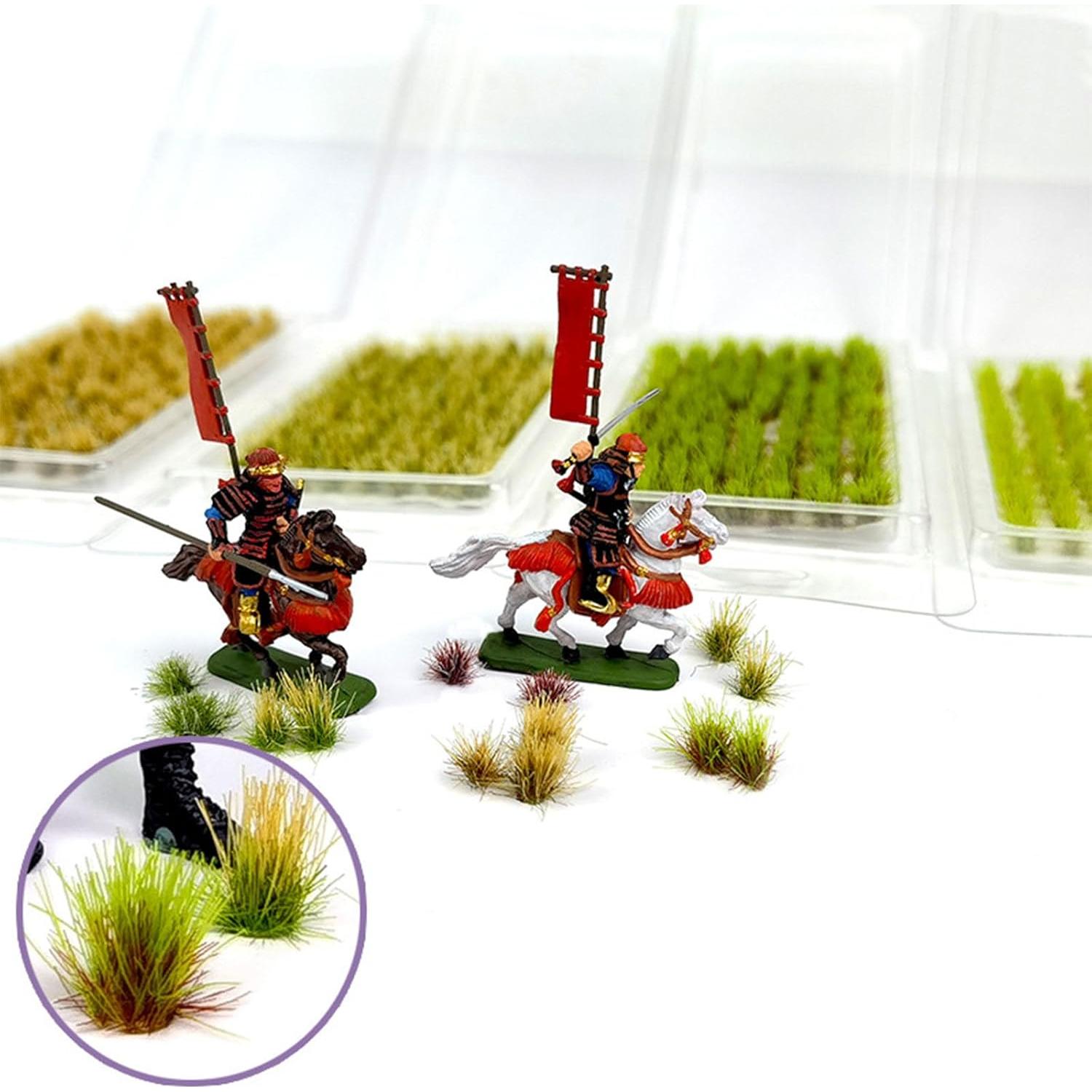 208 PCS Hierba Estática Attuslla para Modelos de Paisaje