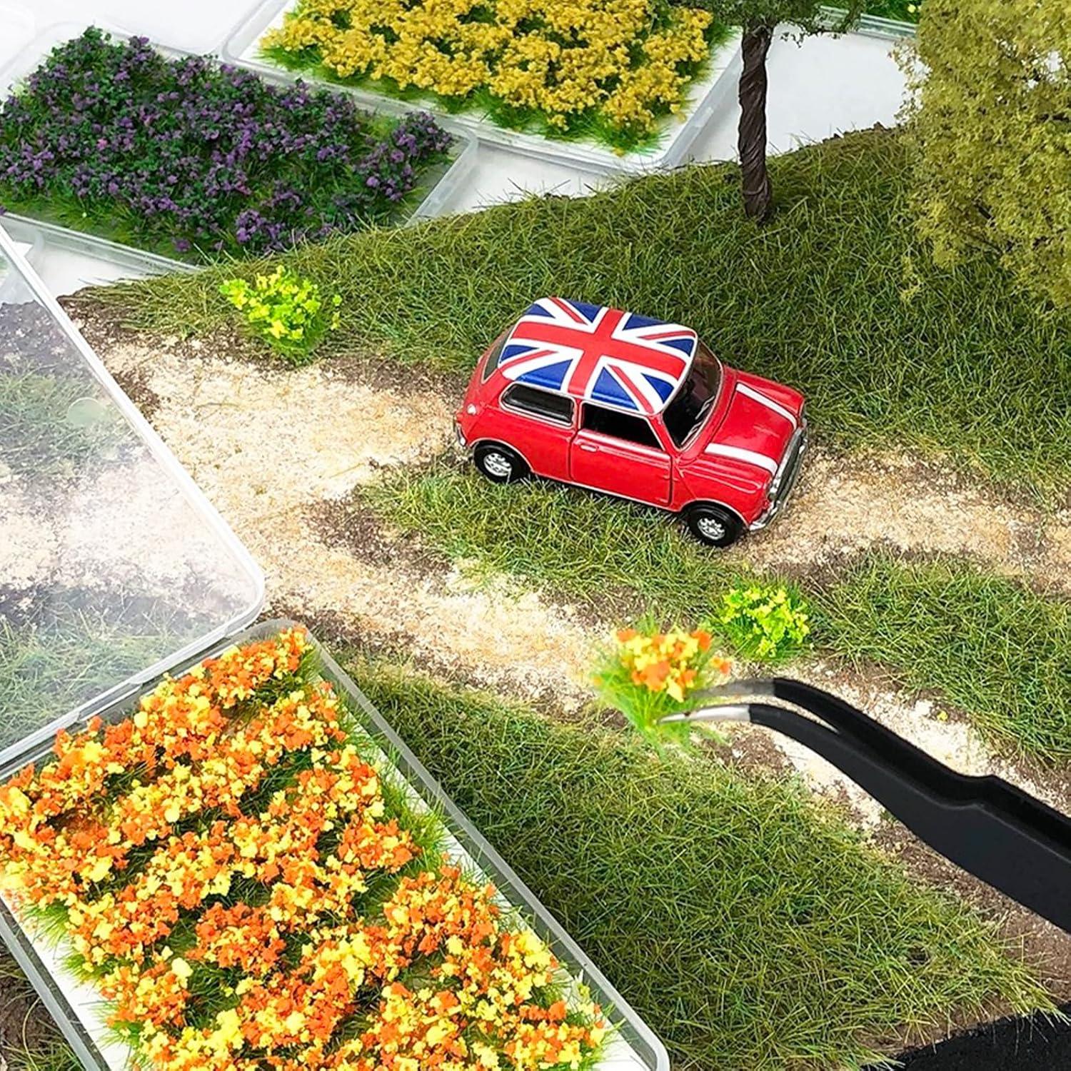 Grupo de Flores Estáticas Cayway 28 PCS Naranja 11 mm