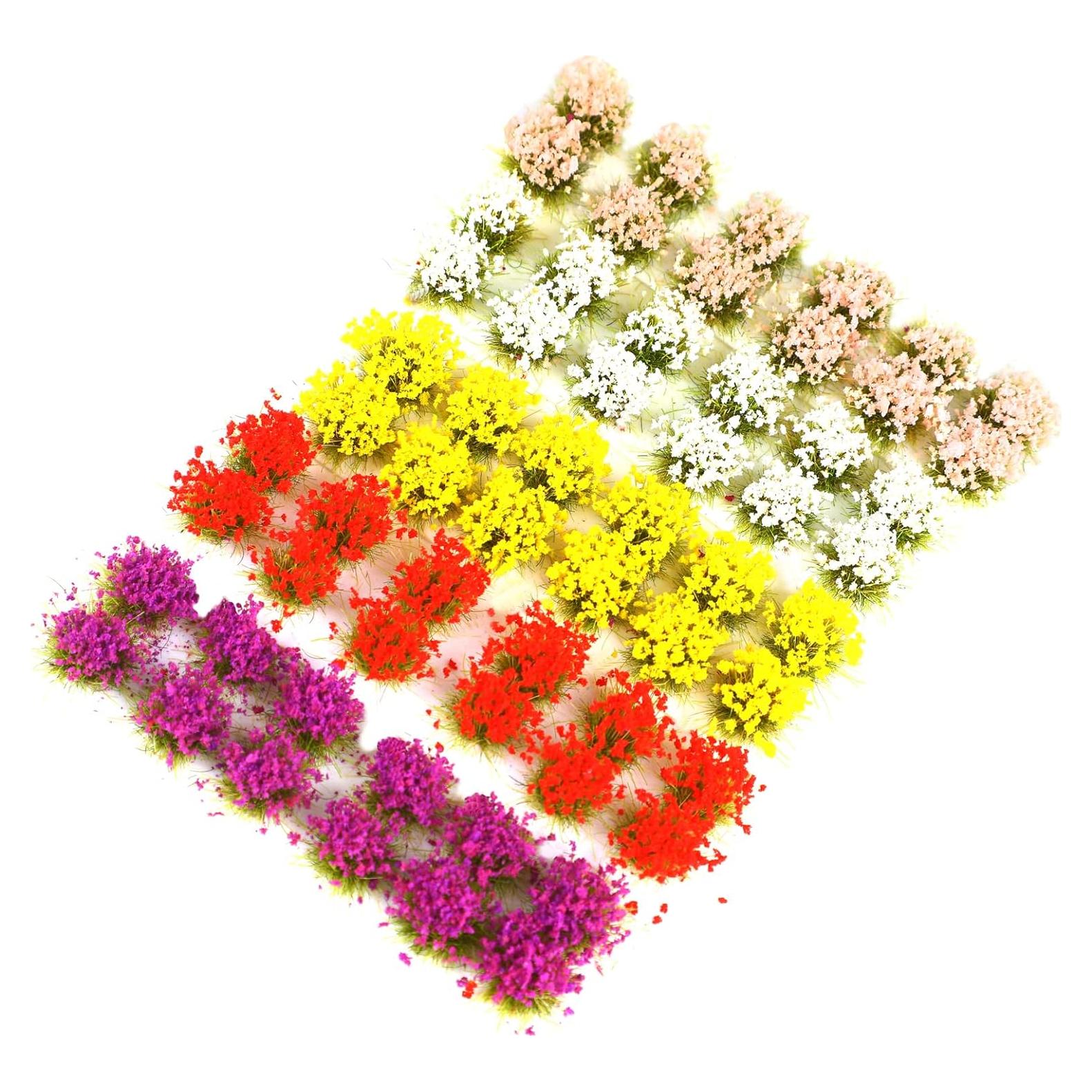 60 Piezas Flores Miniatura FOIMAS para Paisajismo DIY
