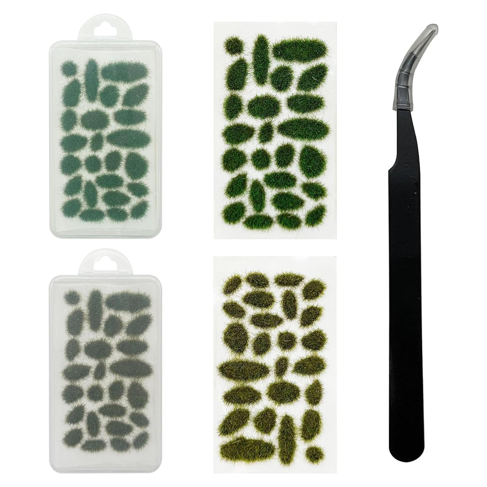 51 PCS Hierba Estática Attuslla Estilo B para Dioramas