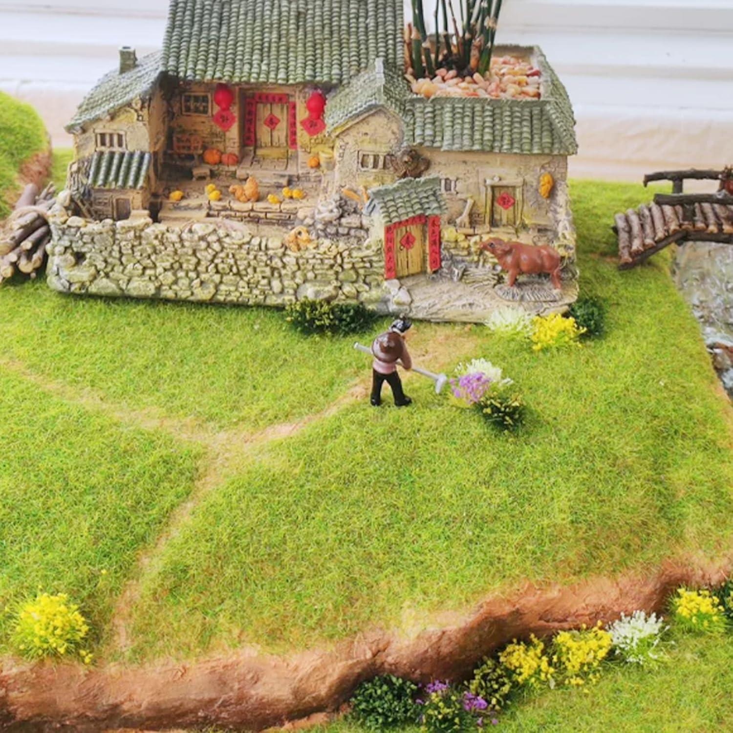 Mezcla de Flores Estáticas Miniatura Attuslla 53 PCS