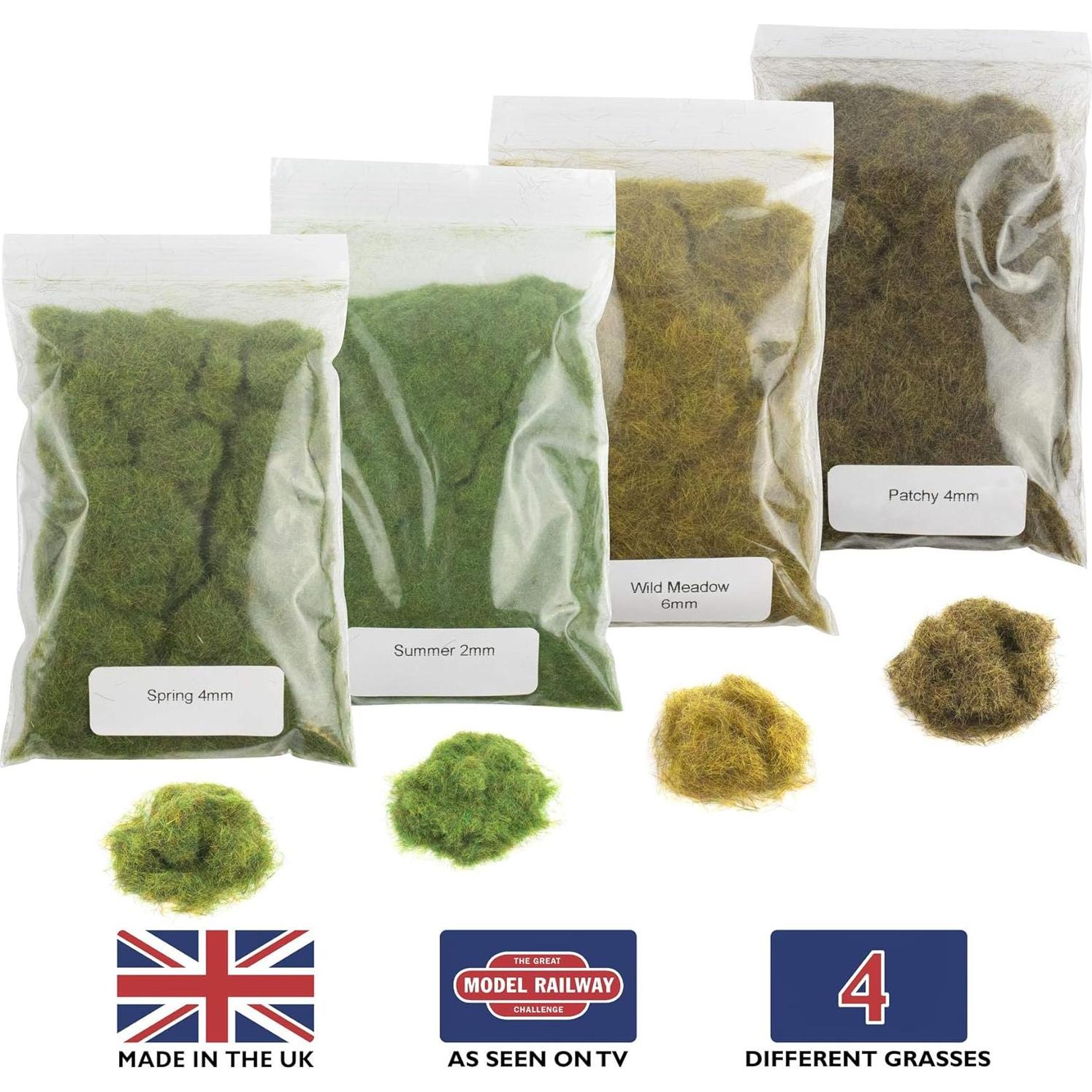 Kit de Inicio de Hierba Estática 1 War World Scenics 4 Bolsas