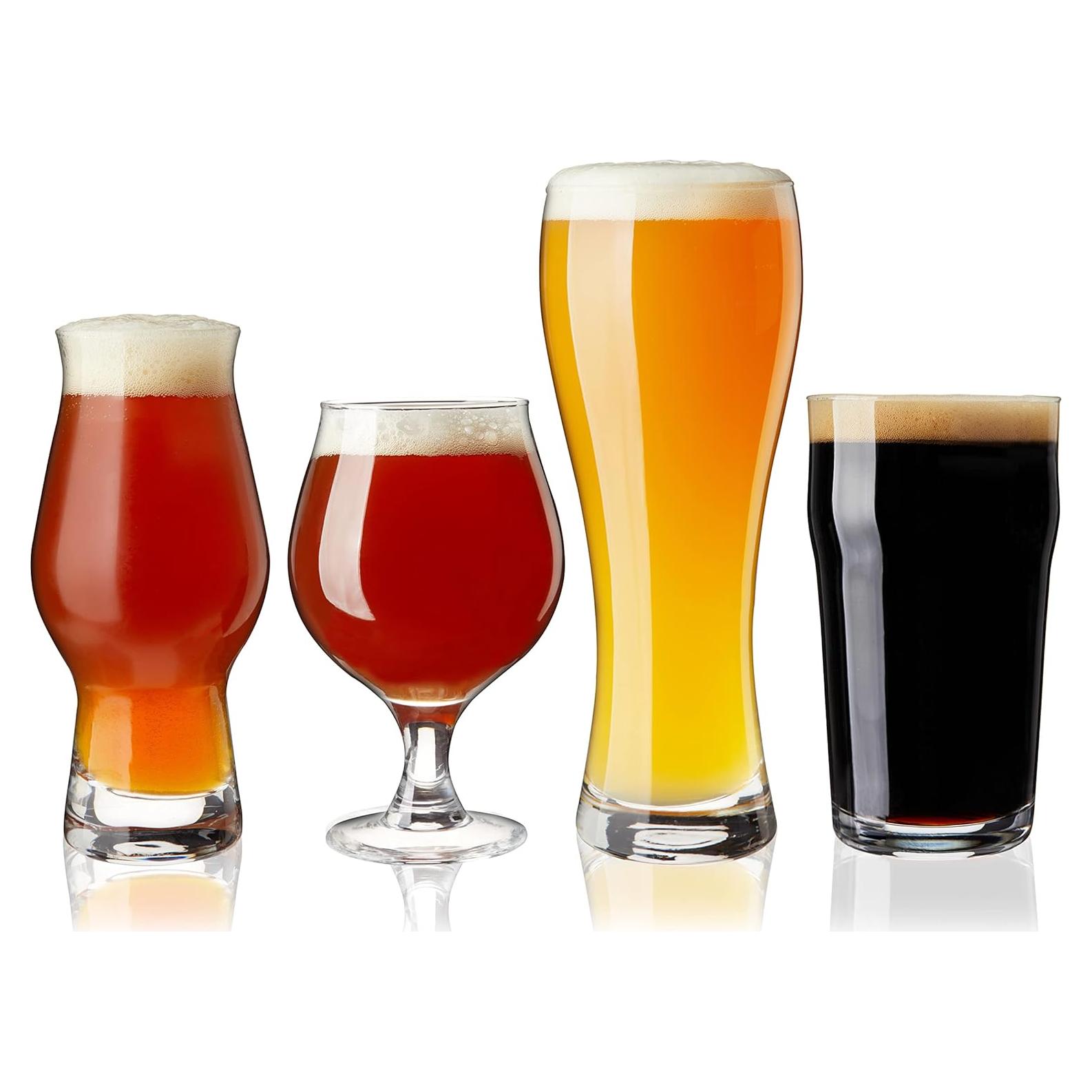 Kit de Cata de Cerveza Artesanal True - 4 Vasos Apto Lavavajillas