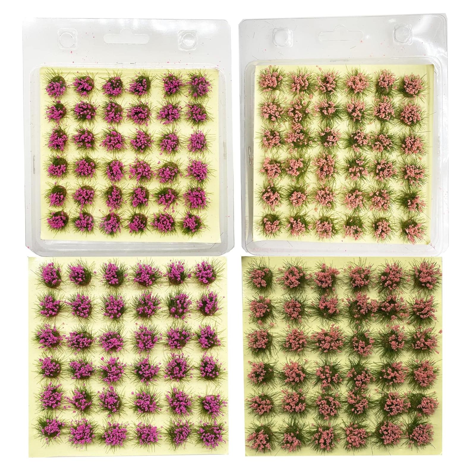 Conjunto de Hierba Artificial Cayway 72 PCS Rosa