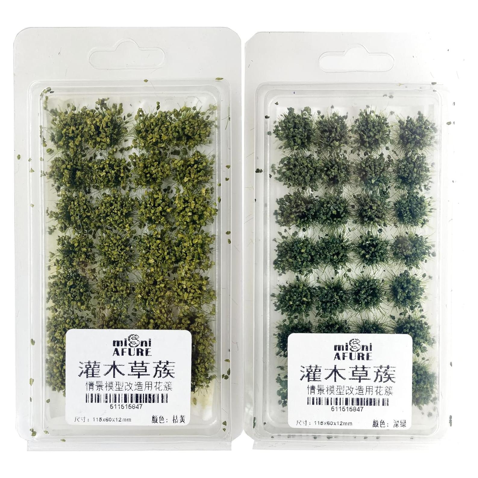 Cayway 56 PCS Hierba Artificial para Modelismo DIY