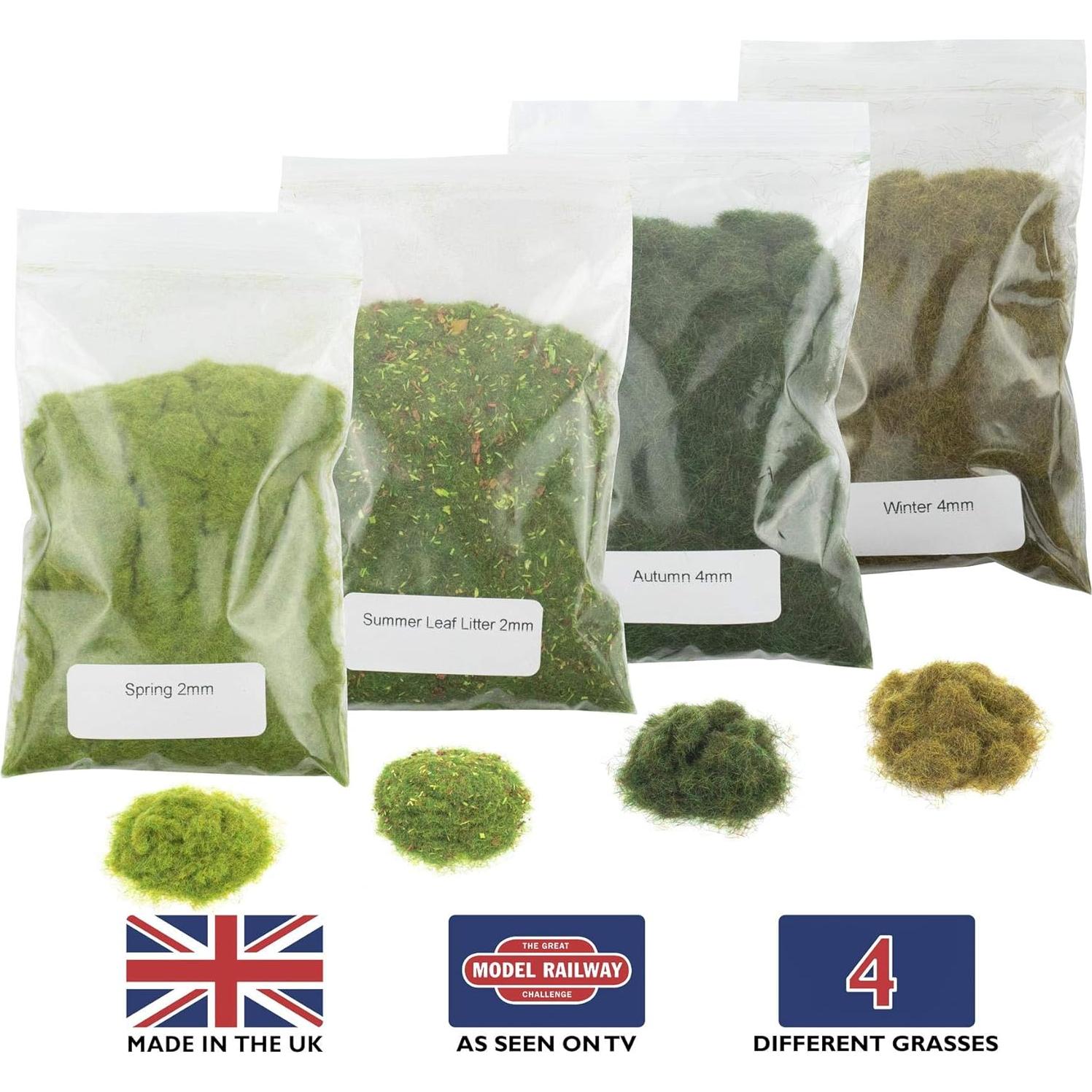 Kit de Inicio de Hierba Estática 2 War World Scenics - 4 Bolsas