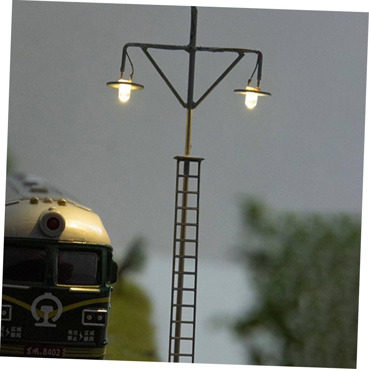 Mini Lámparas de Ferrocarril STOBOK 2 Pcs 12x4.5 cm